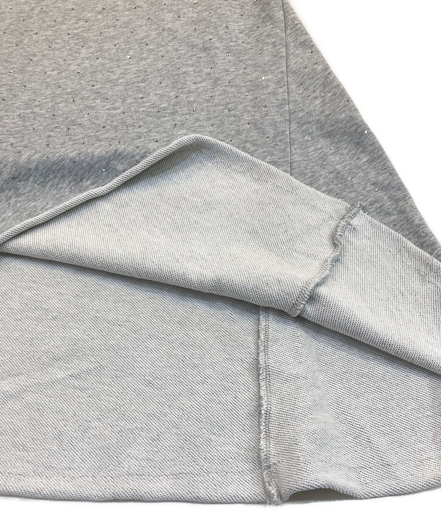 中古・古着通販】Ameri (アメリ) GLOSSY SWEAT SET UP DRESS グレー 