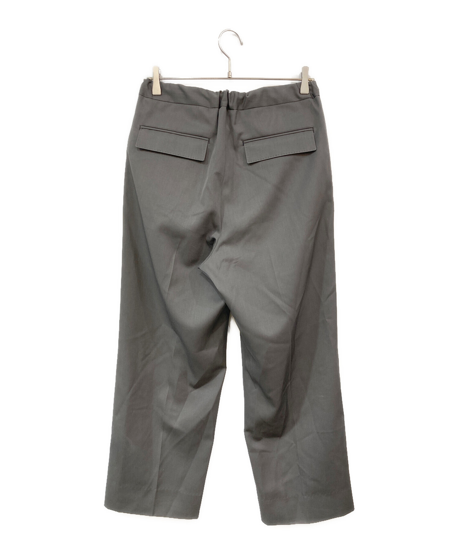 t*.様 THE RERACS THE EASY SLACKS WIDE グレー 中古・古着通販】THE RERACS (ザ リラクス) THE EASY SLACKS WIDE/ザ