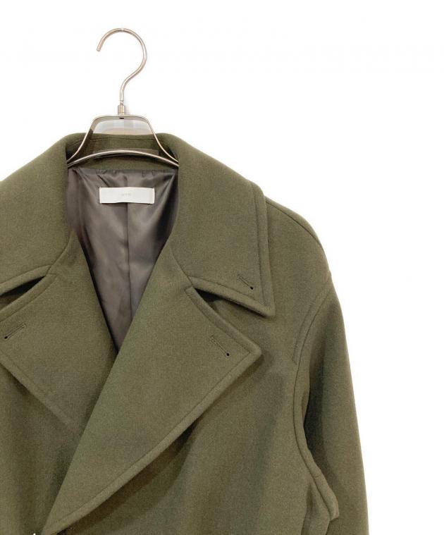 完売品】WYM SMOOTH MELANGE WRAP COAT L WYM SMOOTH MELANGE WRAP