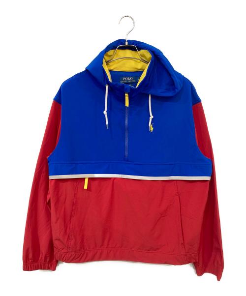 Poloポロラルフローレン コットン アノラック パーカー赤★クリーニング済み★ 中古・古着通販】POLO RALPH LAUREN (ポロ・ラルフローレン) カラー