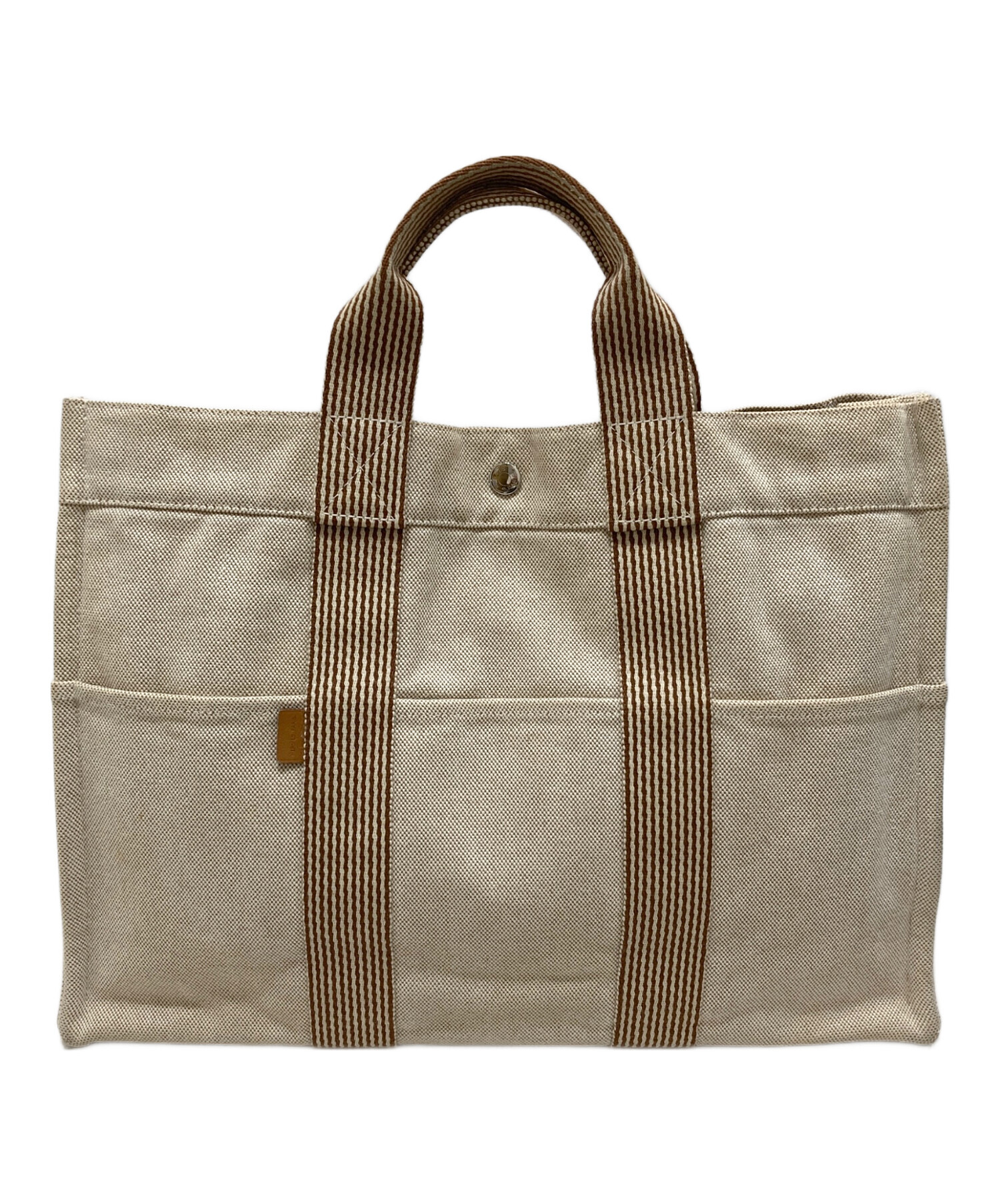 中古・古着通販】HERMES (エルメス) ハンドバッグ ベージュ｜ブランド 