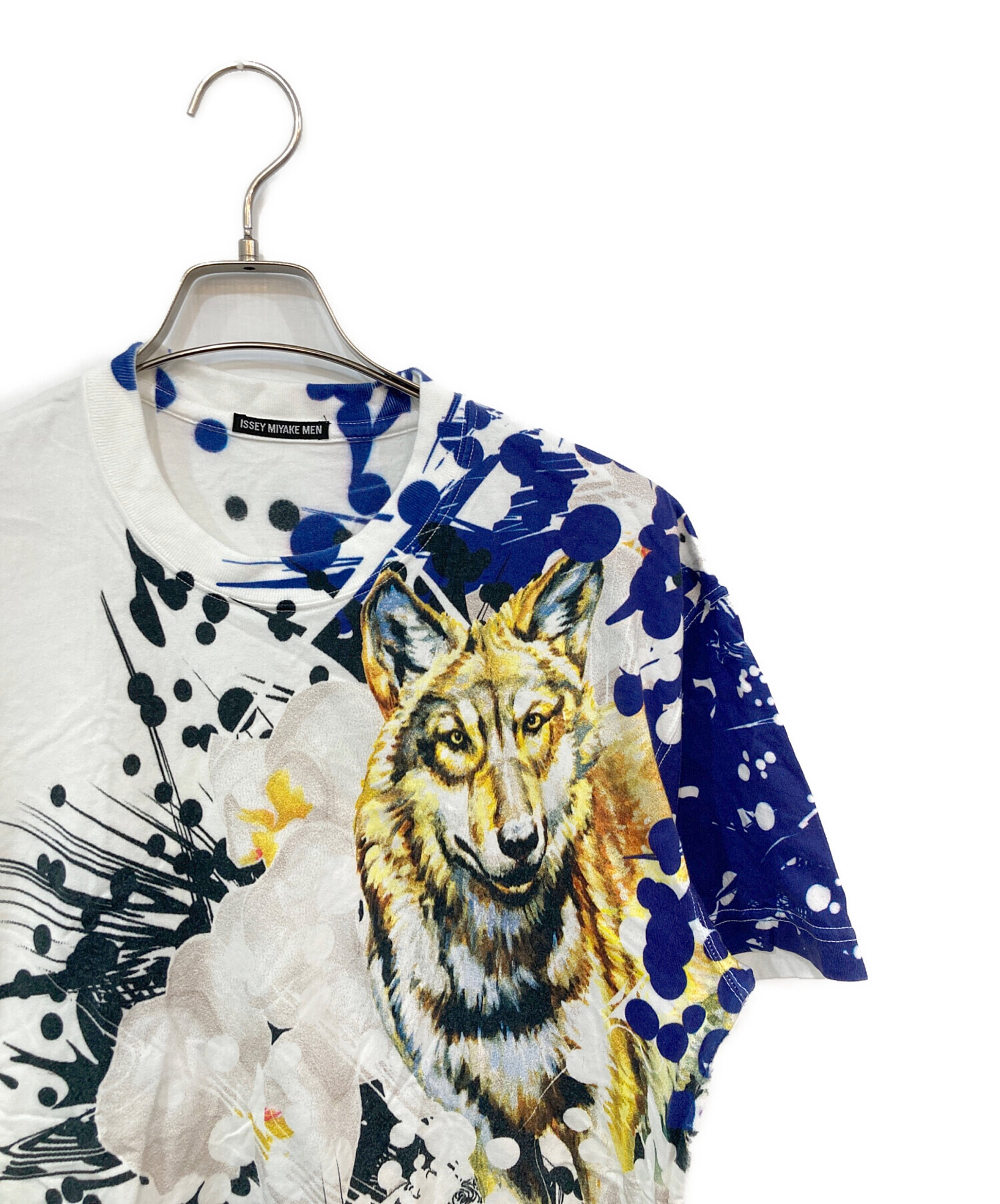 中古・古着通販】ISSEY MIYAKE (イッセイミヤケ) プリントTシャツ