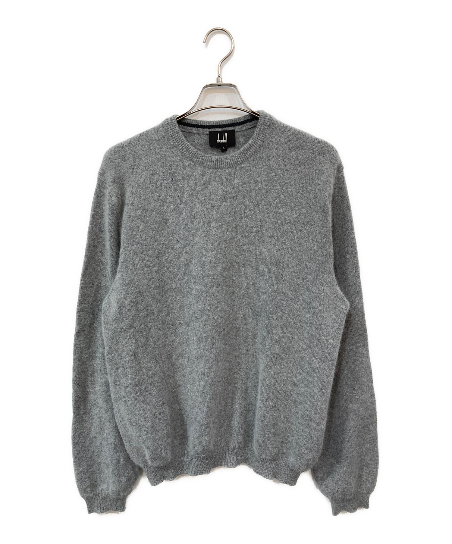 中古・古着通販】dunhill (ダンヒル) アンゴラ混ニット グレー サイズ 