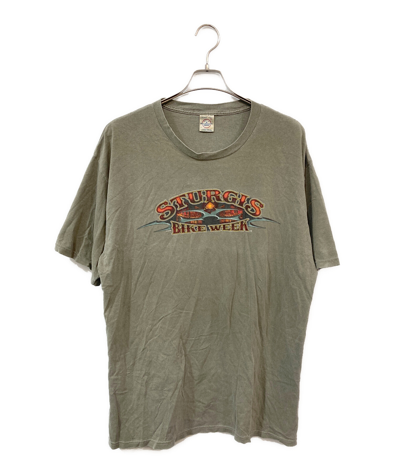 中古・古着通販】DELTA (デルタ) プリントTシャツ グレー サイズ:XL