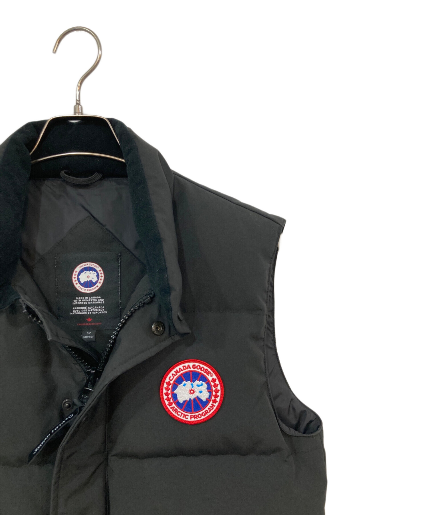 中古・古着通販】CANADA GOOSE (カナダグース) ダウンベスト ブラック 