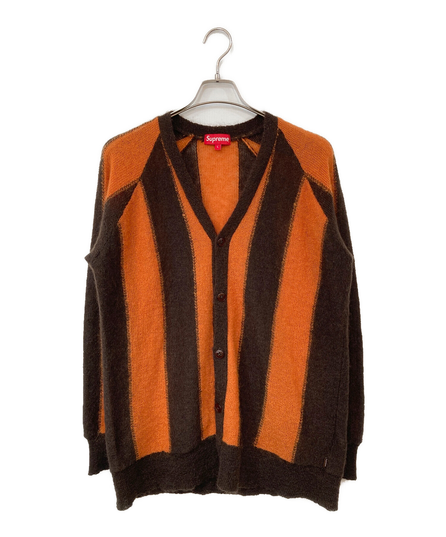 中古・古着通販】SUPREME (シュプリーム) Striped Mohair Cardigan 