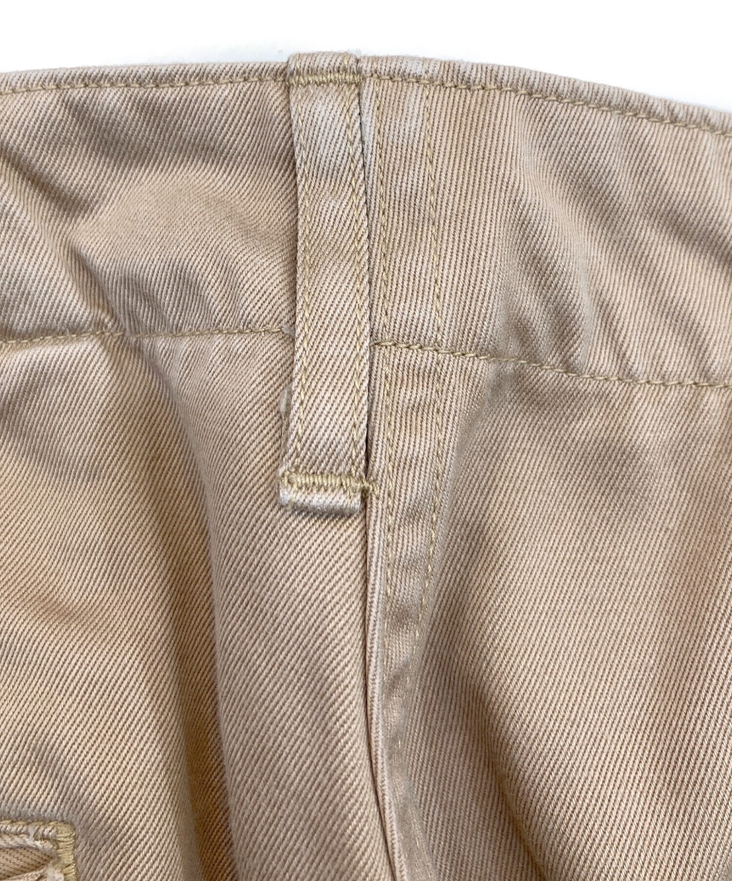 バズリクソンズ エイジング加工 ペイント チノ パンツ ブラウン系 32(中古) BUZZ RICKSON'S バズリクソンズ チノ チノパン メンズ レディース