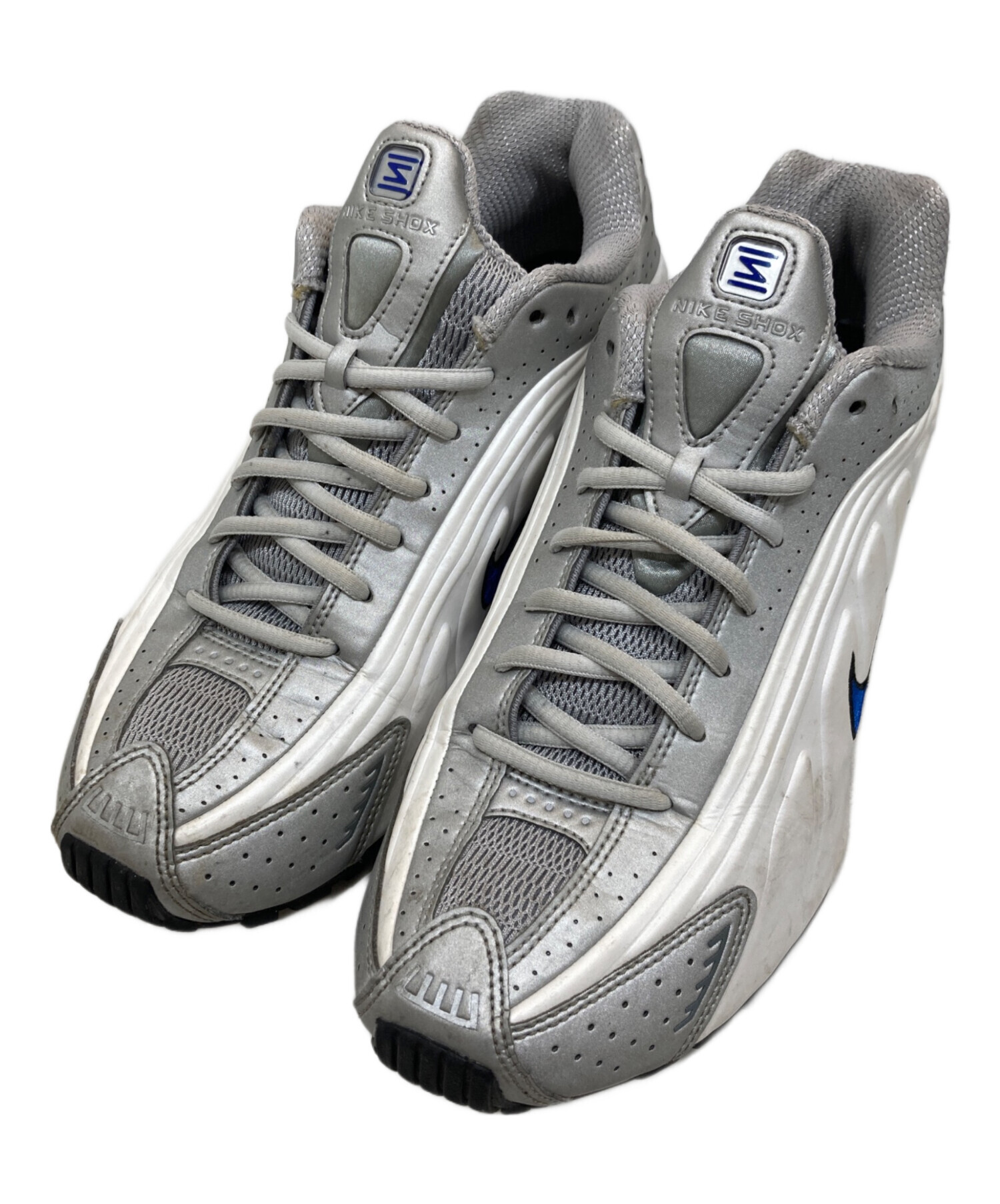 中古・古着通販】NIKE (ナイキ) SHOX R4 WHITE/METALLIC SILVER-RACER 