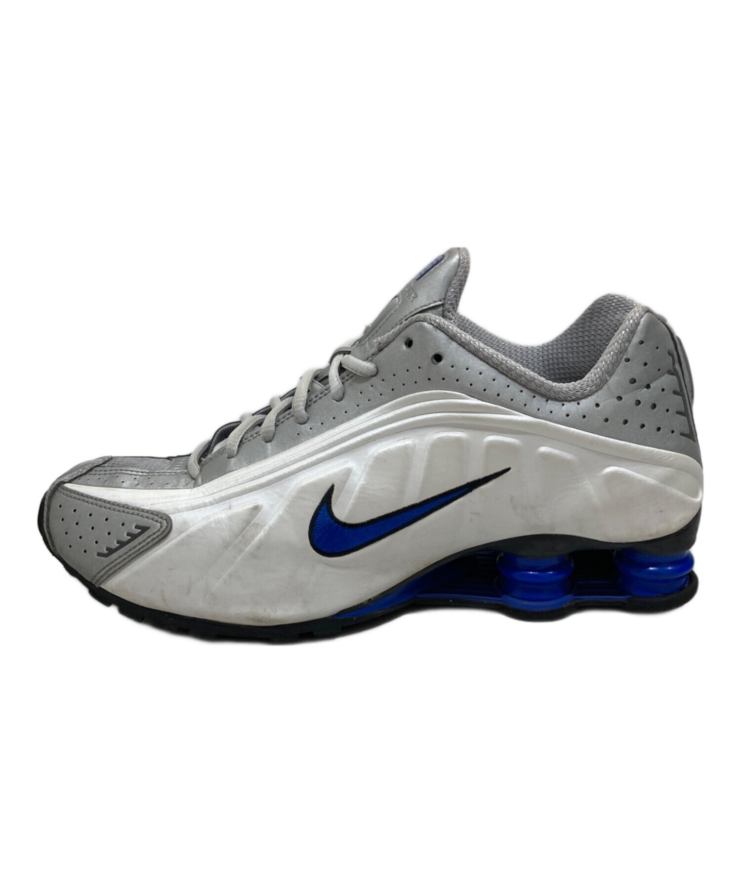 中古・古着通販】NIKE (ナイキ) SHOX R4 WHITE/METALLIC SILVER-RACER 