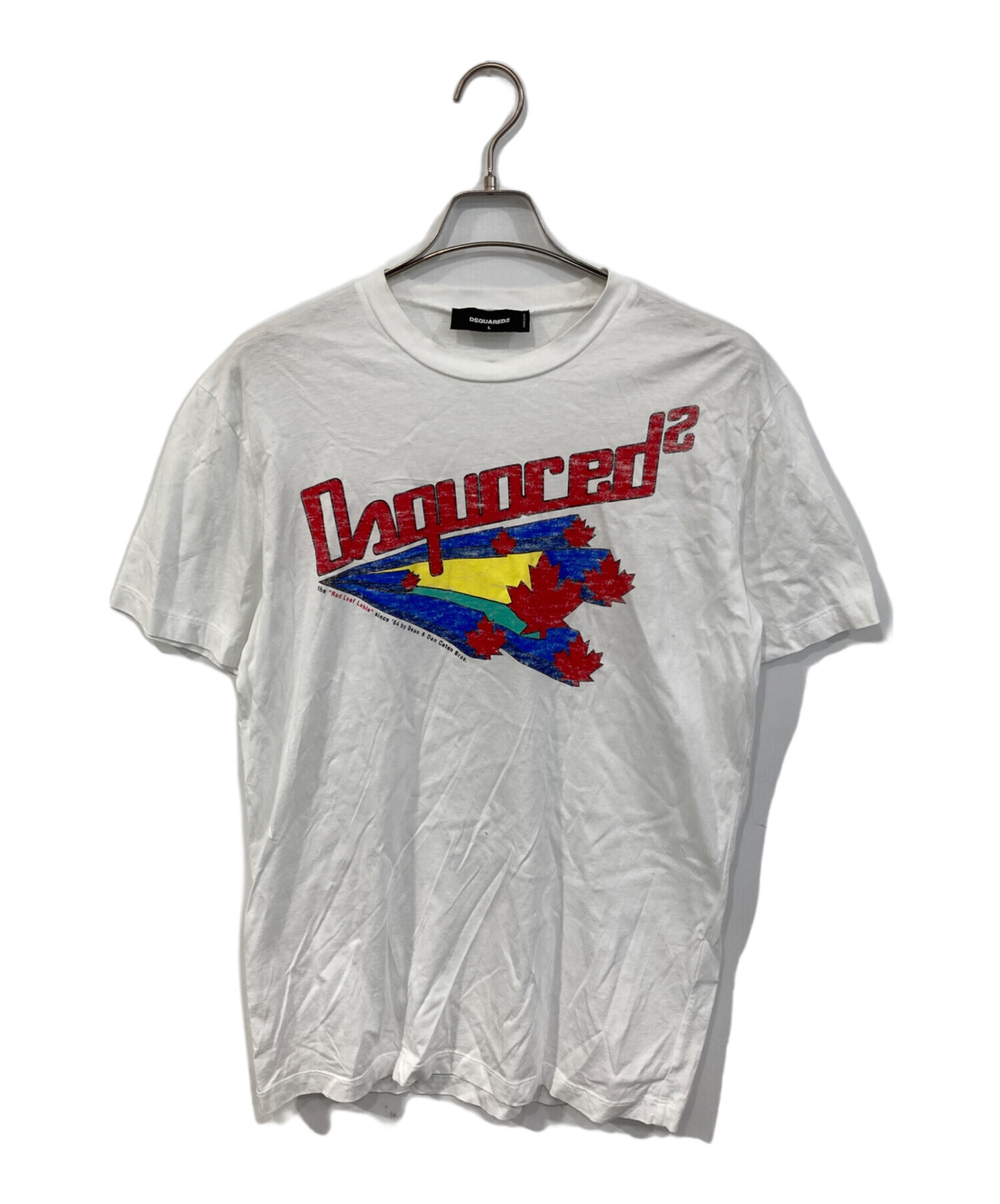 ディースクエアード Tシャツ  【Bランク】【中古】 中古・古着通販】DSQUARED2 (ディースクエアード) プリントTシャツ