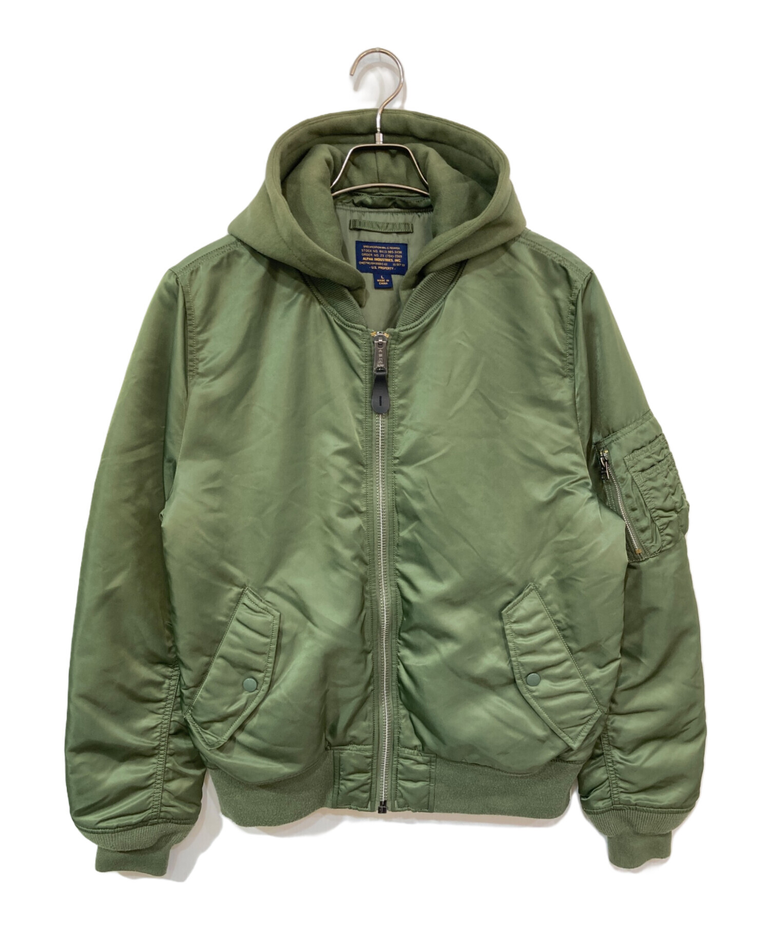 中古・古着通販】ALPHA (アルファ) MA-1 NATUS Flight Jacket/ナトゥス