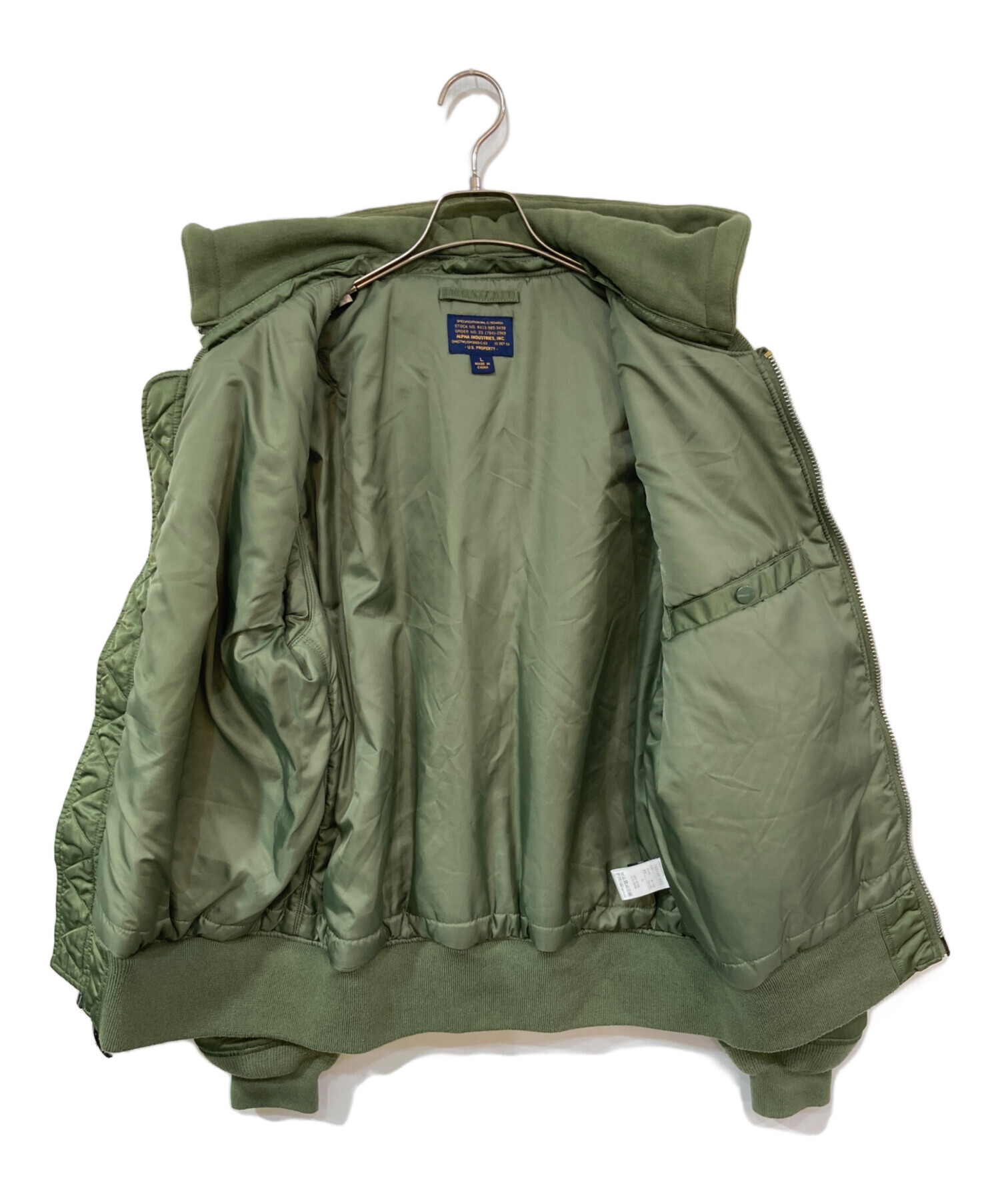 中古・古着通販】ALPHA (アルファ) MA-1 NATUS Flight Jacket/ナトゥス