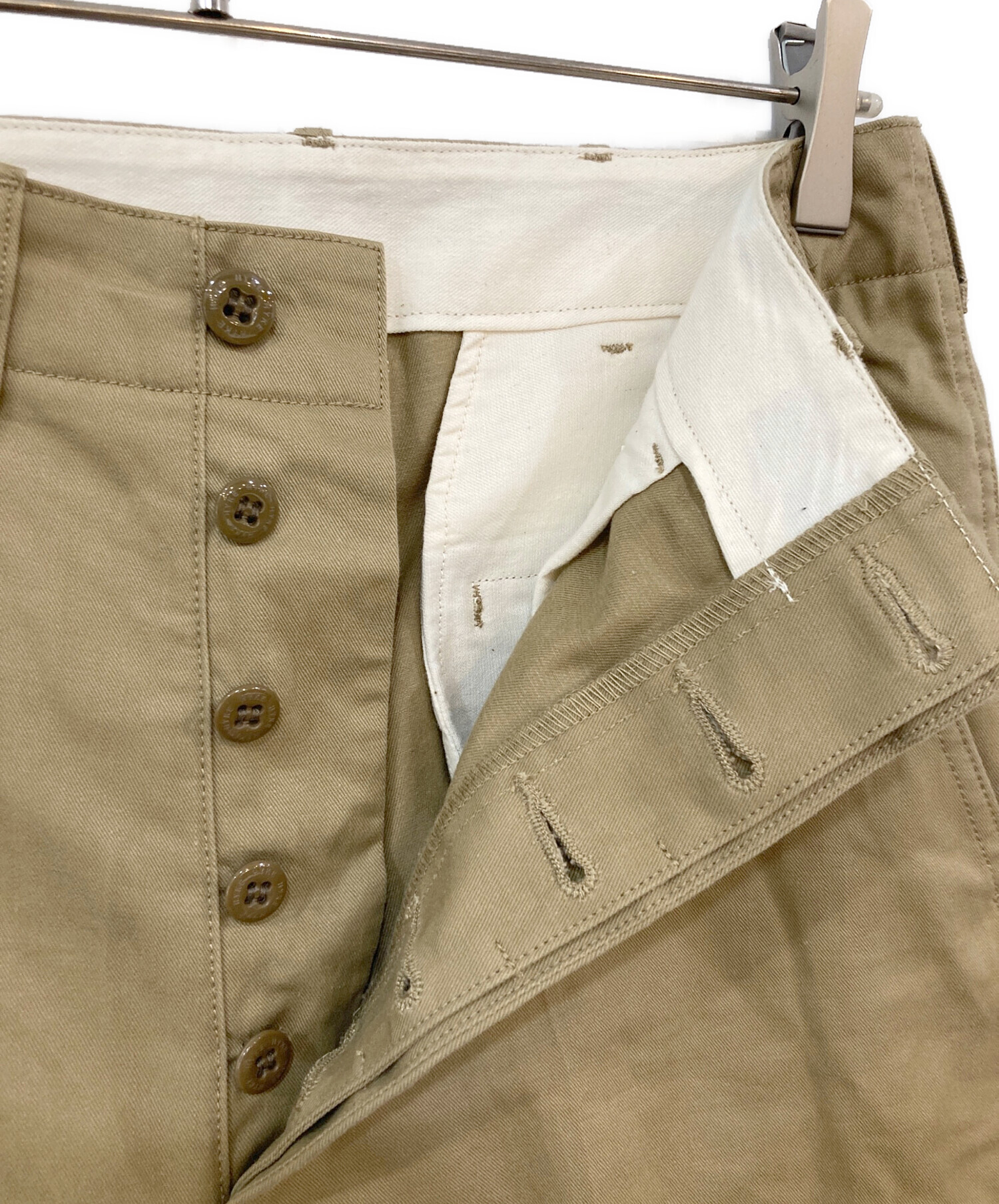 中古・古着通販】HYKE (ハイク) COTTON TWILL ARMY CHINOS/コットンツ