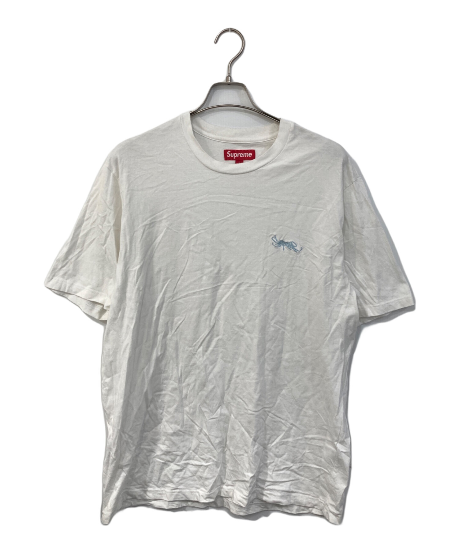 中古・古着通販】SUPREME (シュプリーム) WASHED TAG S/S TOP ホワイト