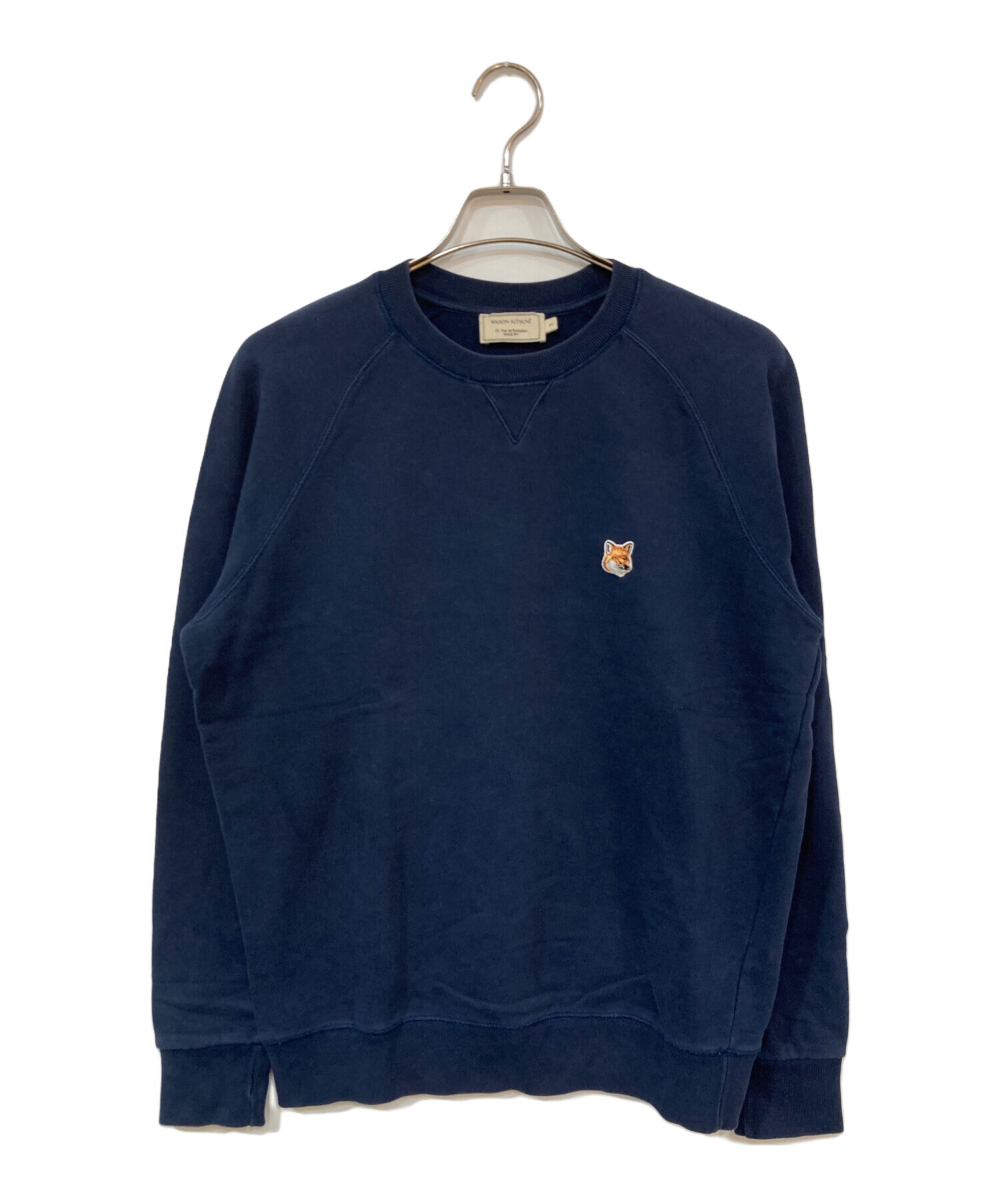 MAISON KITSUNÉ ネイビートレーナー S メゾンキツネ ネイビー