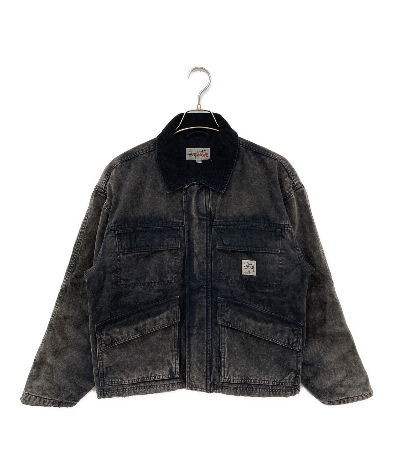 中古・古着通販】stussy (ステューシー) Washed Canvas Shop JKT 