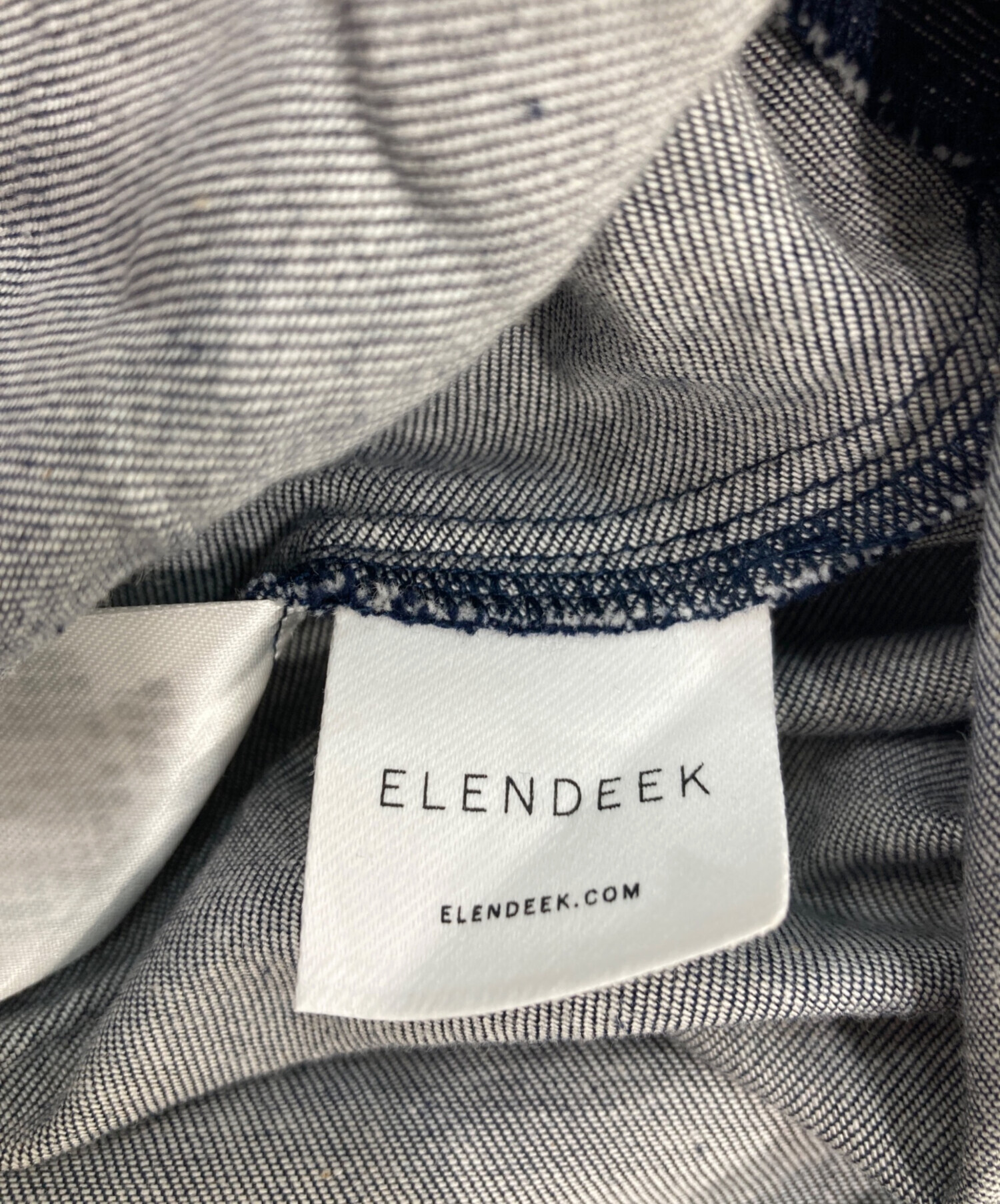 【ELENDEEK　エレンディーク】ジャガードオーバーブラウス　2way仕様 中古・古着通販】ELENDEEK (エレンディーク) ボリューム2WAYブラウス