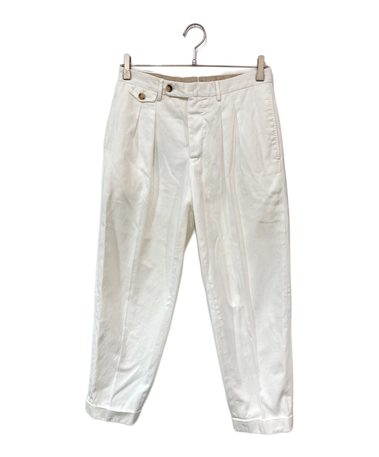 PT01 UNO ホワイトパンツ ピーティーゼロウーノ PT01 パンツ カーゴ