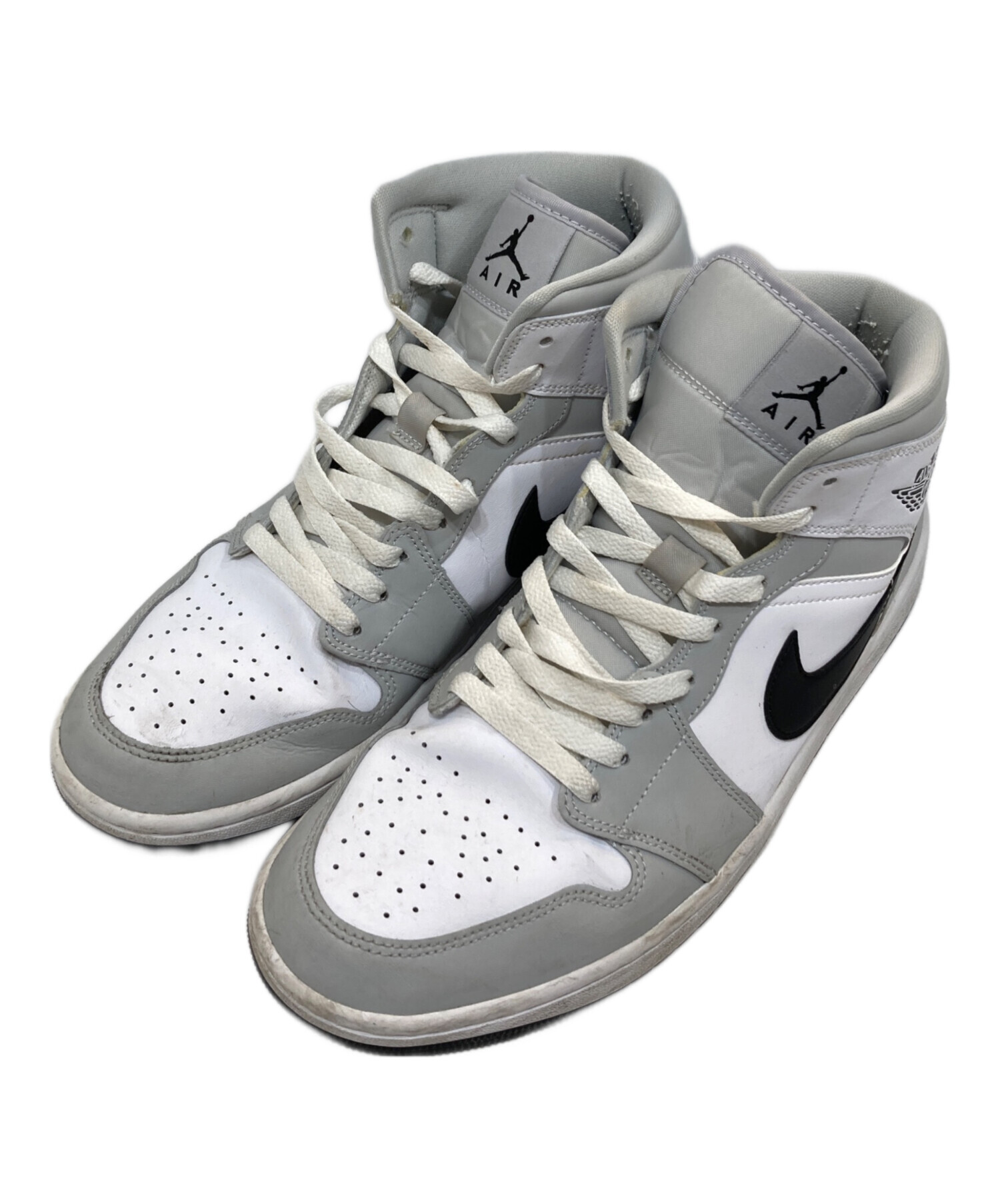 NIKE AIR JORDAN 1 MID ナイキ ジョーダン1 グレーフォグ エアジョーダン1 Nike Air Jordan 1 Mid Grey White Anthracite (Nike
