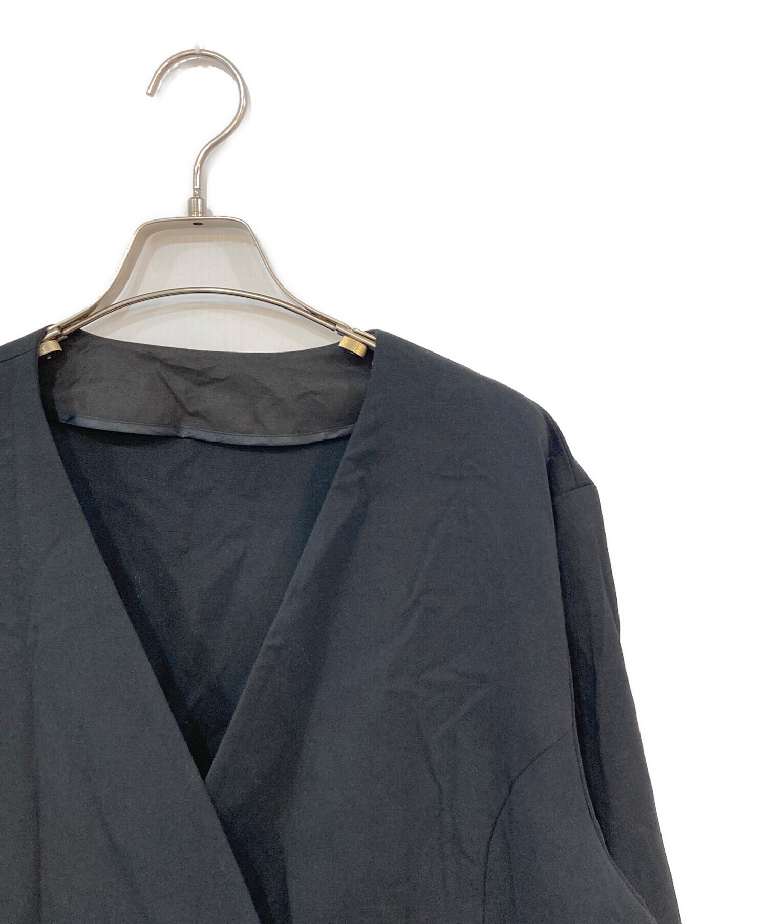 中古・古着通販】esteta (エステータ) ウールダブルクロス ワンピース