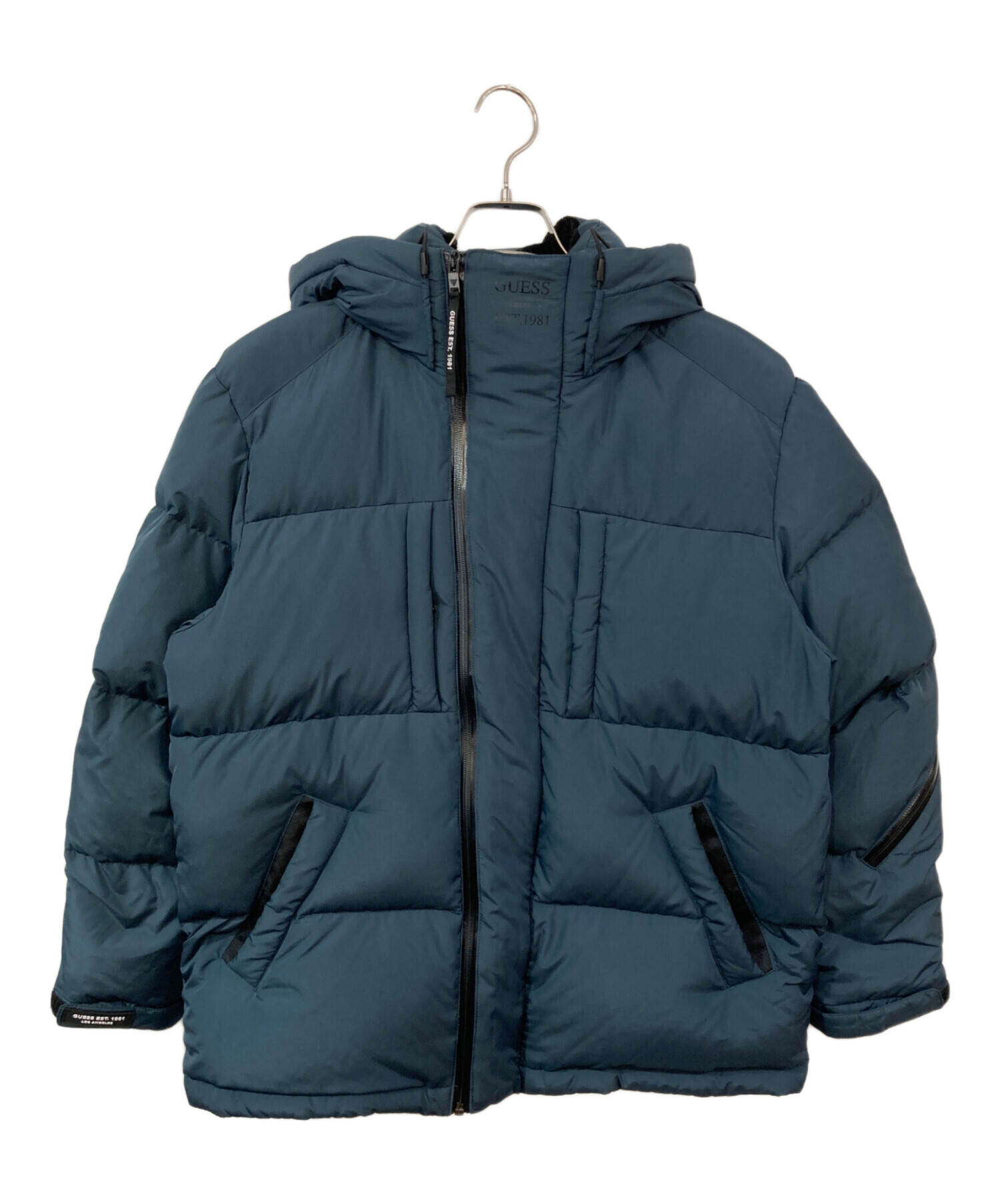 中古・古着通販】GUESS (ゲス) ダウンジャケット グリーン サイズ:SIZE