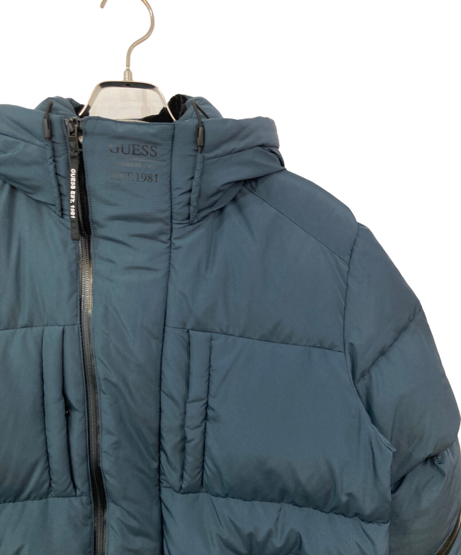 中古・古着通販】GUESS (ゲス) ダウンジャケット グリーン サイズ:SIZE 
