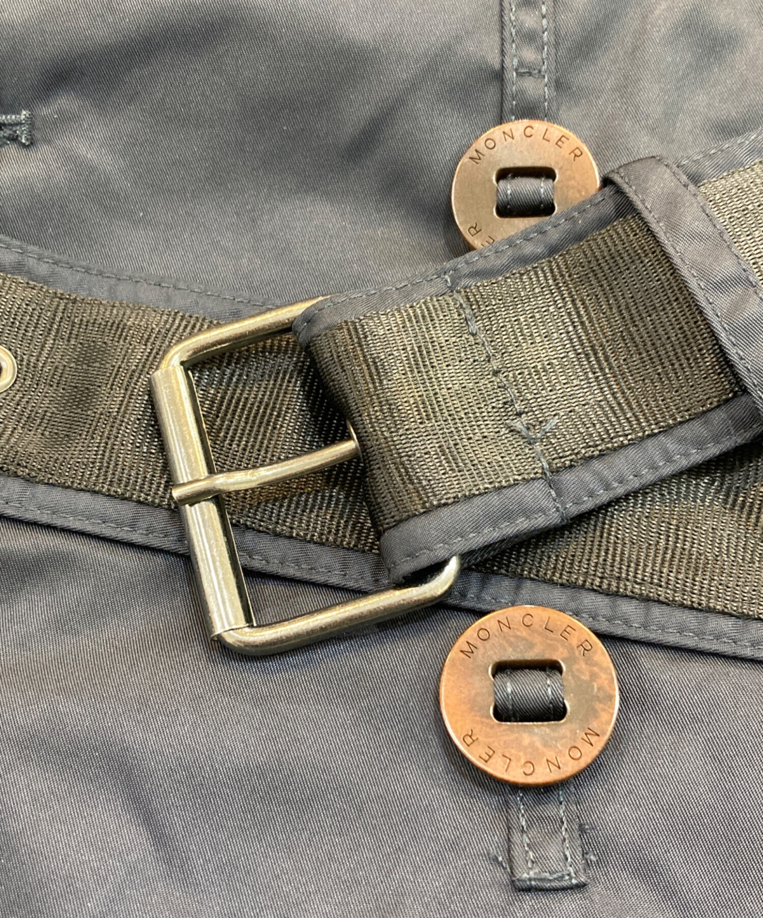 中古・古着通販】MONCLER (モンクレール) ナイロントレンチコート 