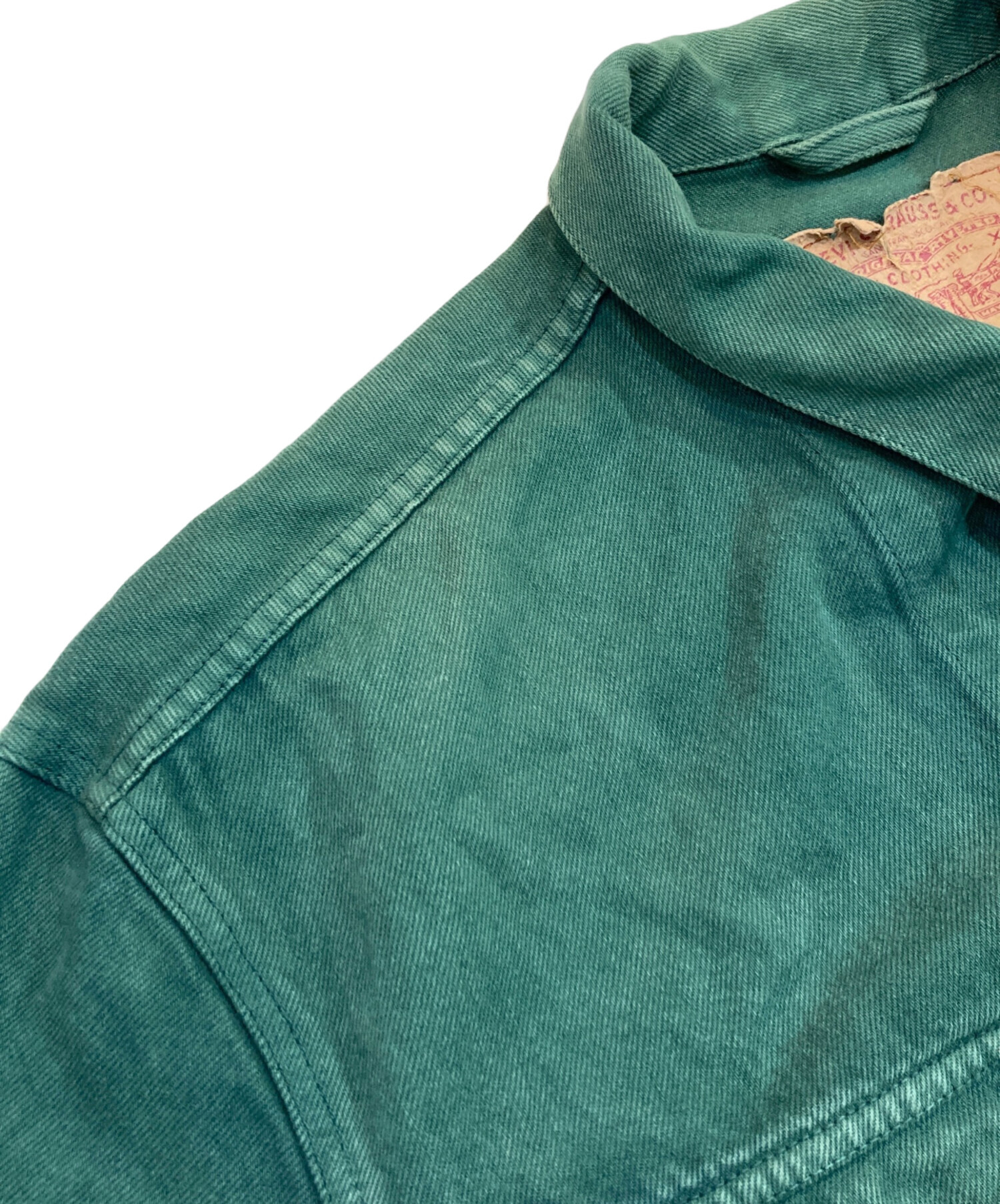 中古・古着通販】LEVI'S (リーバイス) 70503デニムジャケット グリーン