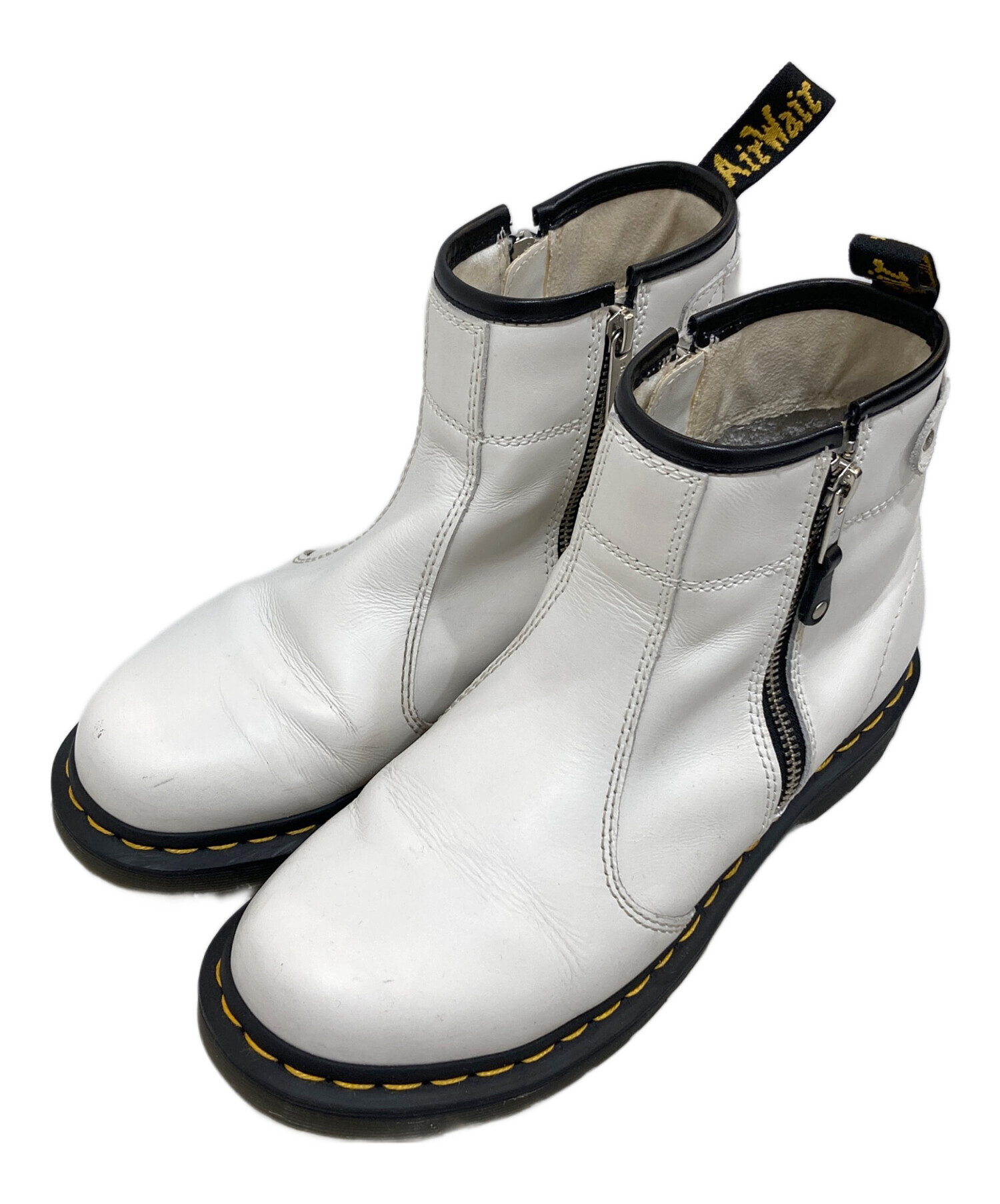 専用ドクターマーチンホワイトシューズ 中古・古着通販】Dr.Martens (ドクターマーチン) TWIN ZIP