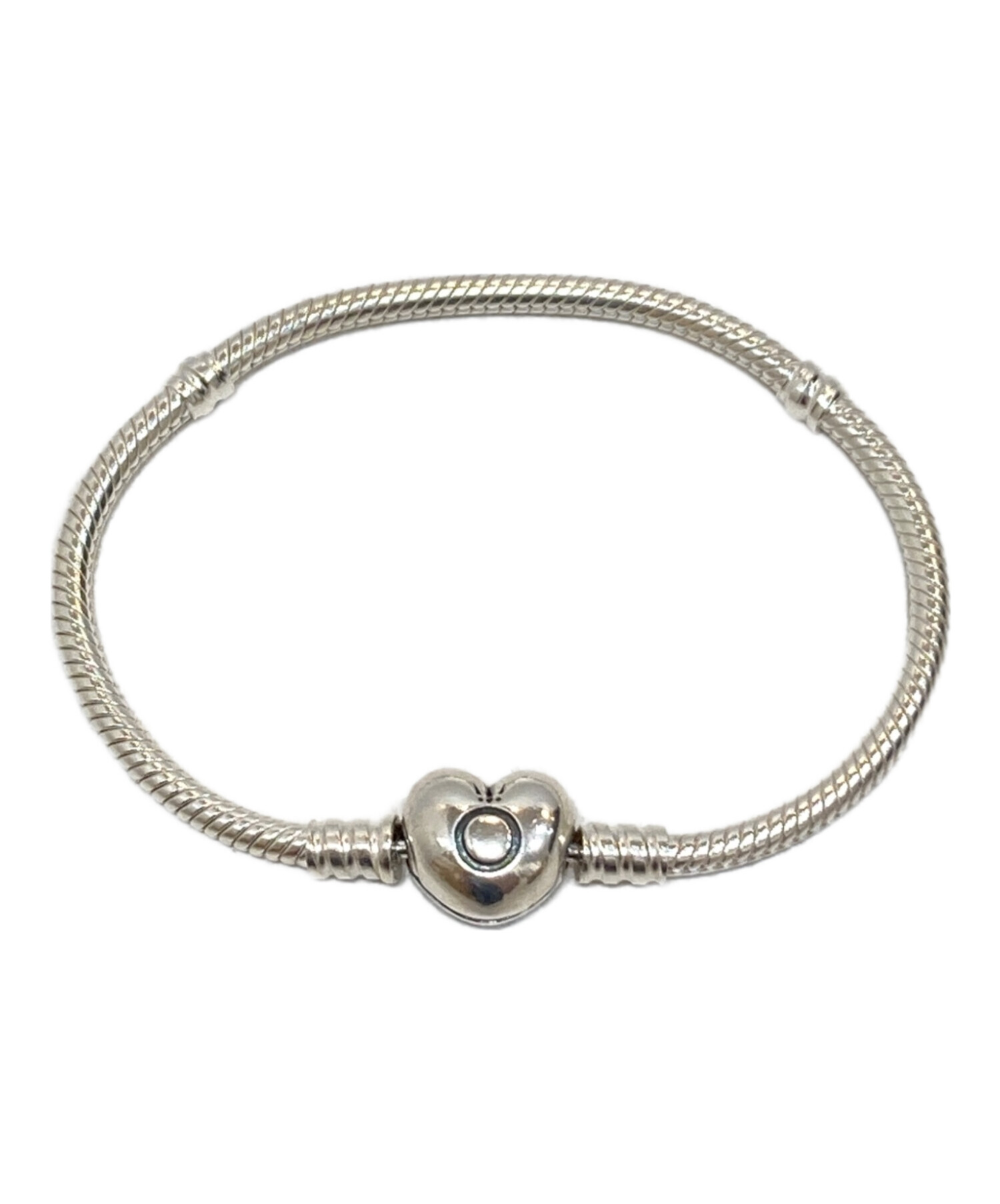 中古・古着通販】PANDORA (パンドラ) Moments Heart & Snake Chain 