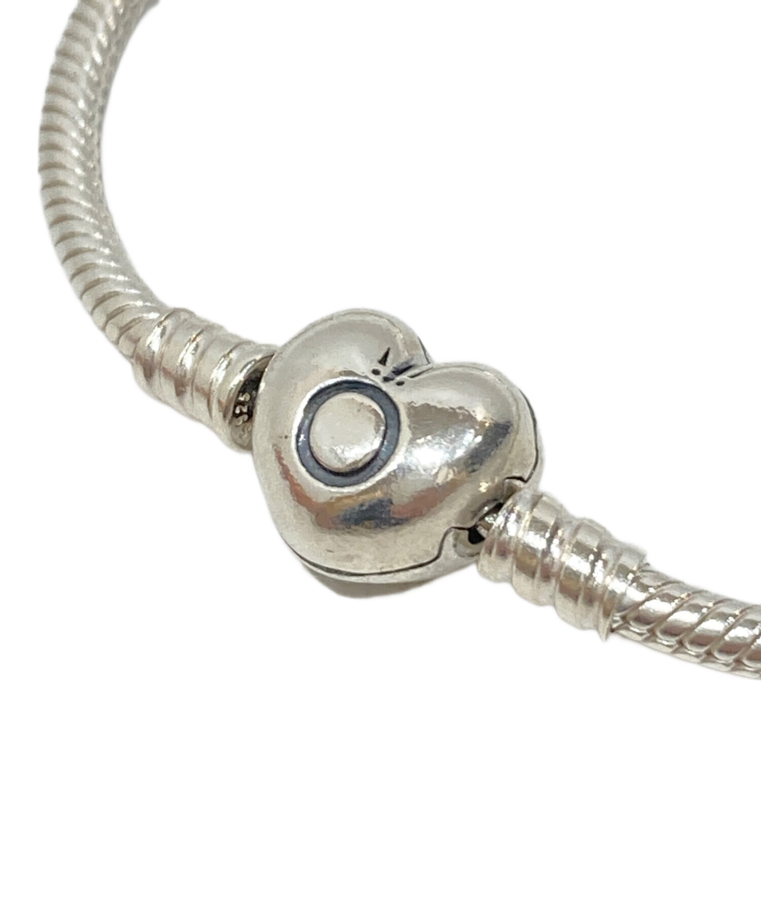 中古・古着通販】PANDORA (パンドラ) Moments Heart & Snake Chain 