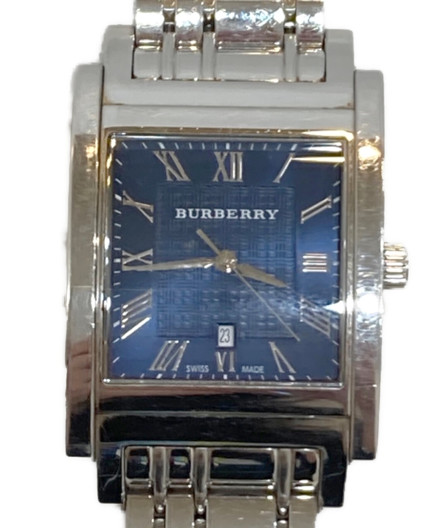 BURBERRY バーバリー 5430-H3014 QZ ブルー文字盤腕時計 中古・古着通販】BURBERRY (バーバリー) 腕時計｜ブランド・古着通販