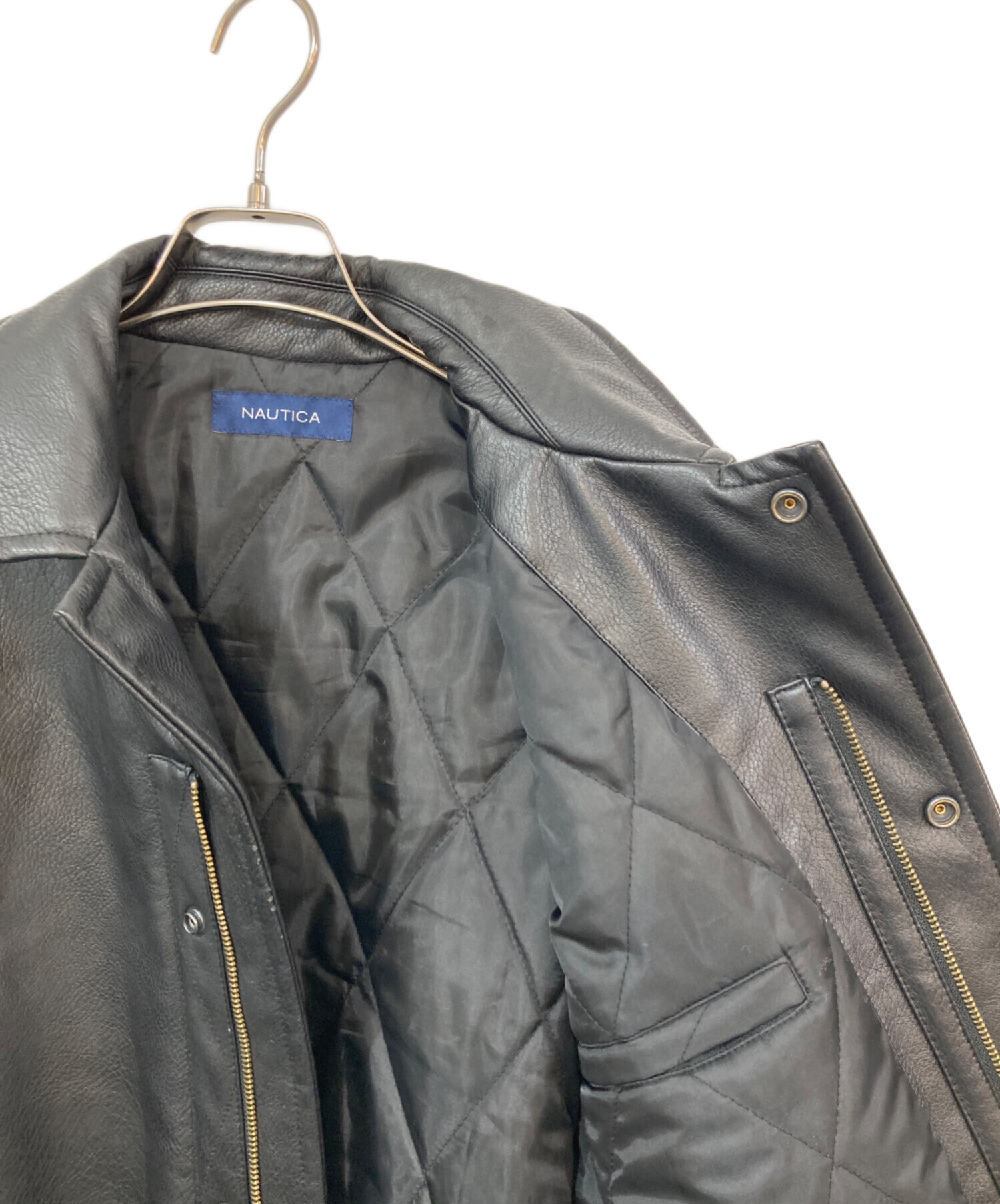 ジャケット・アウター NAUTICA Vegan Leather Insulated Blouson 中古・古着通販】NAUTICA (ノーティカ) Vegan Leather Insulated