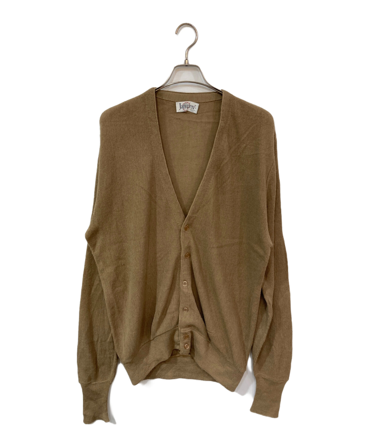 中古・古着通販】JANTZEN (ジャンセン) ニットカーディガン ベージュ