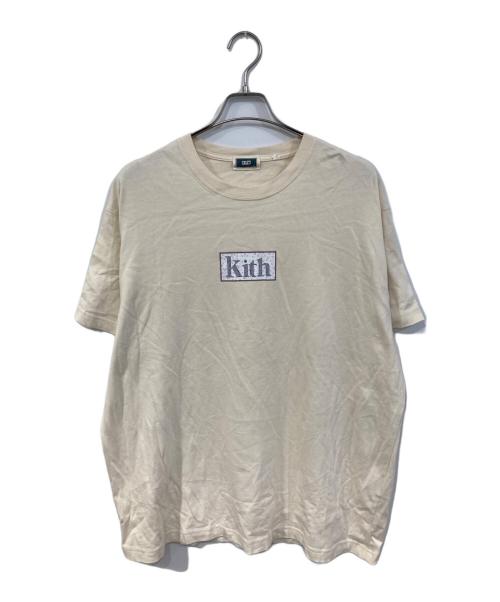 KITH キス Tシャツ・カットソー S ベージュ 【古着】【中古】 中古・古着通販】KITH (キス) Mosaic Tee/モザイク ティー ベージュ