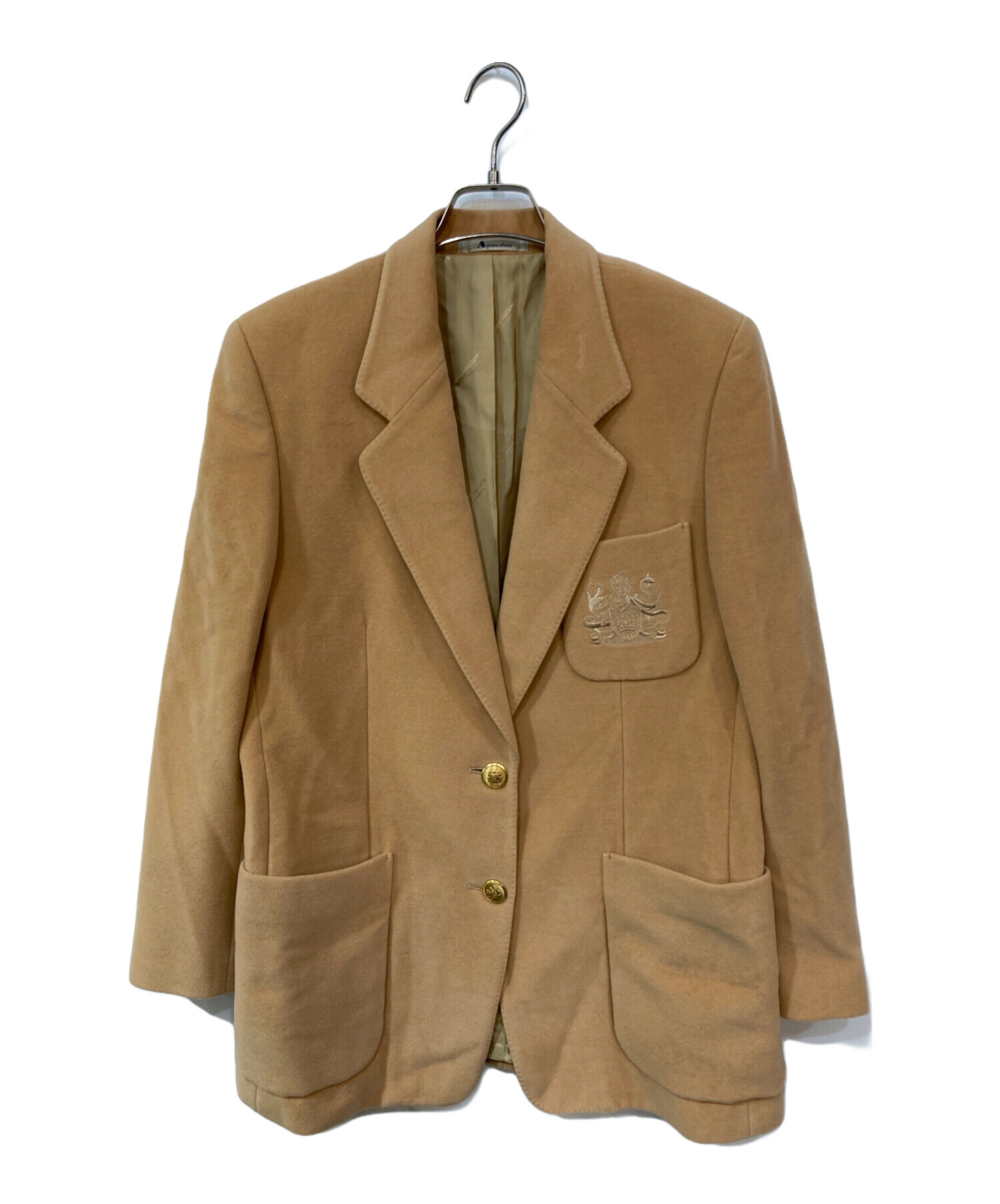 中古・古着通販】Aquascutum (アクアスキュータム) 金ボタンエンブレム