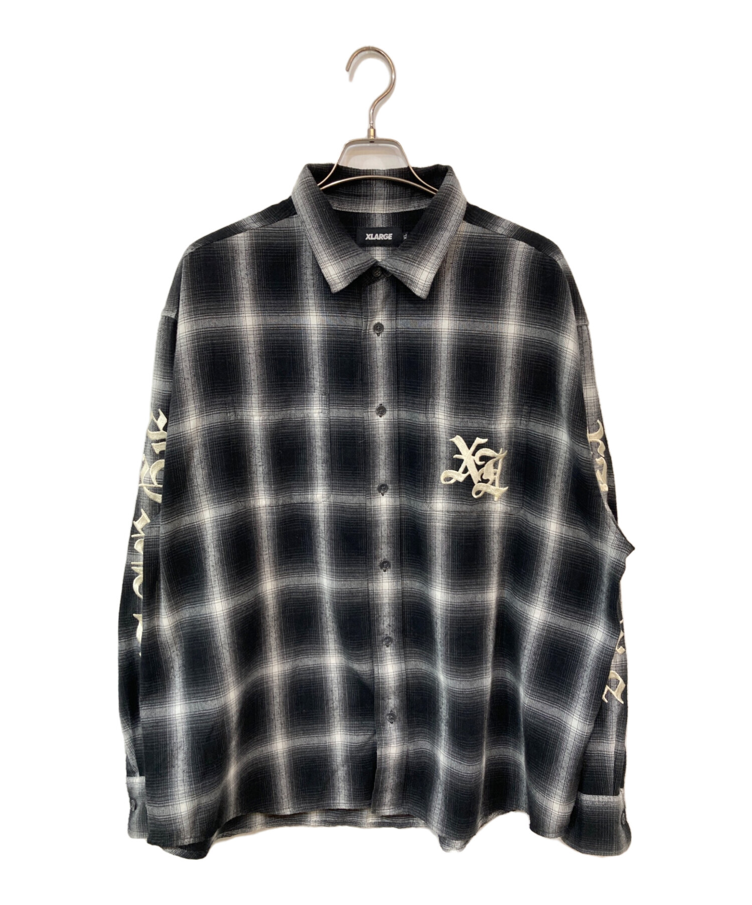 中古・古着通販】X-LARGE (エクストララージ) OLD ENGLISH L/S FLANNEL