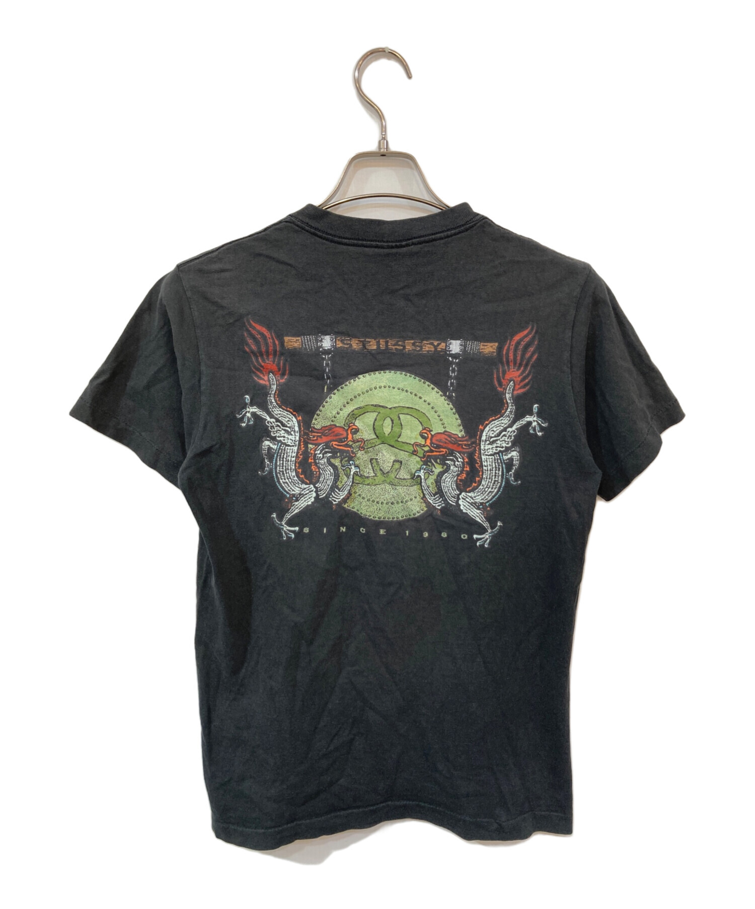中古・古着通販】stussy (ステューシー) OLDプリントTシャツ ブラック