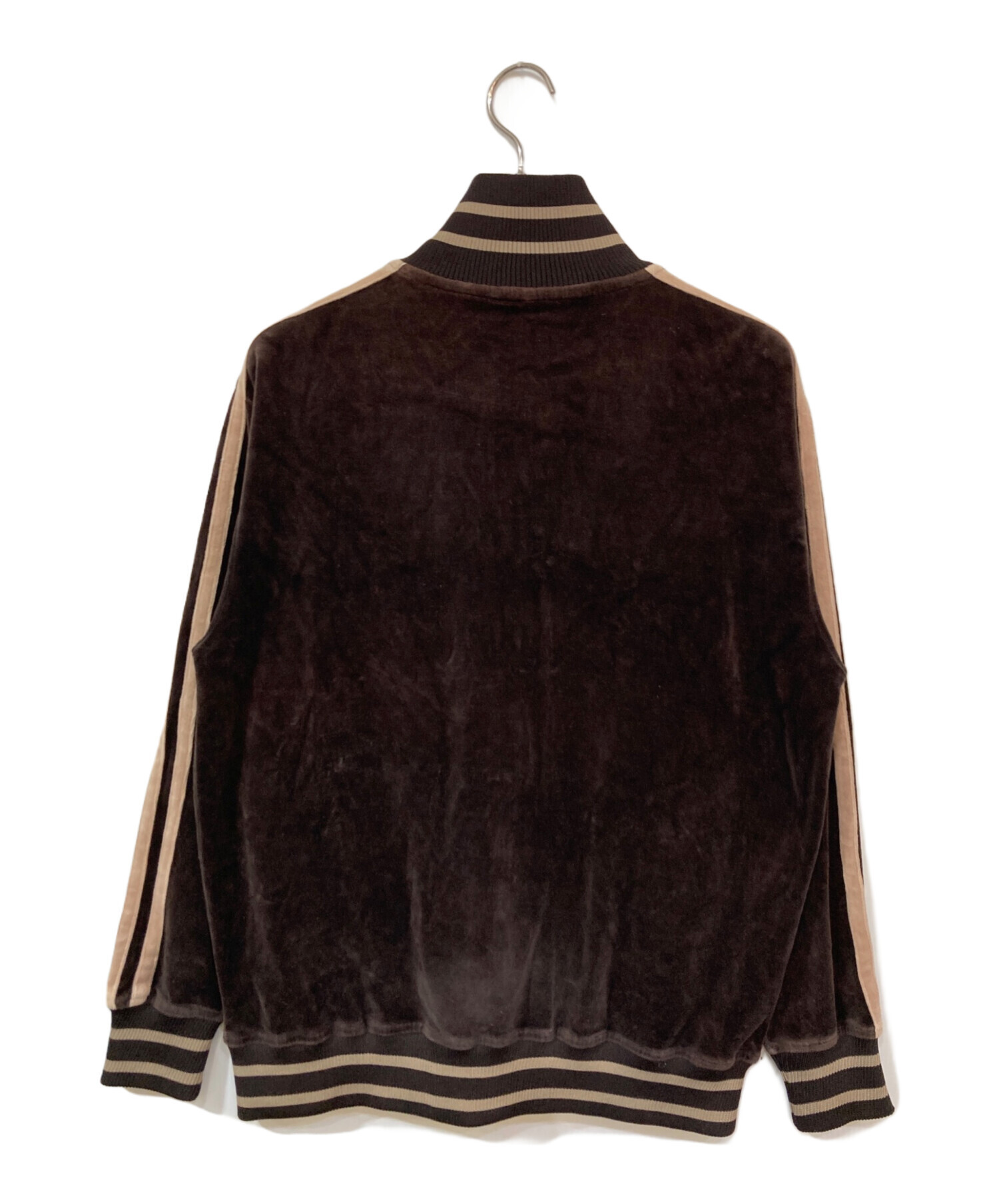 中古・古着通販】VANS (バンズ) ベロアトラックジャケット ブラウン