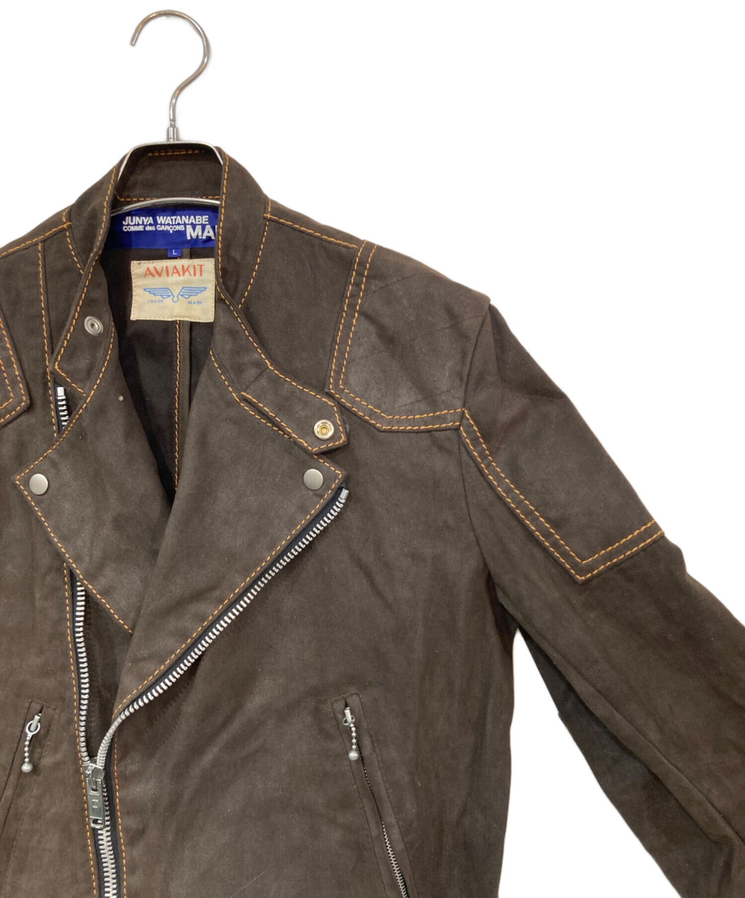 ジュンヤワタナベ　ボンディングライダースジャケット ジュンヤワタナベ コムデギャルソン×バンソンJUNYA WATANABE COMME des