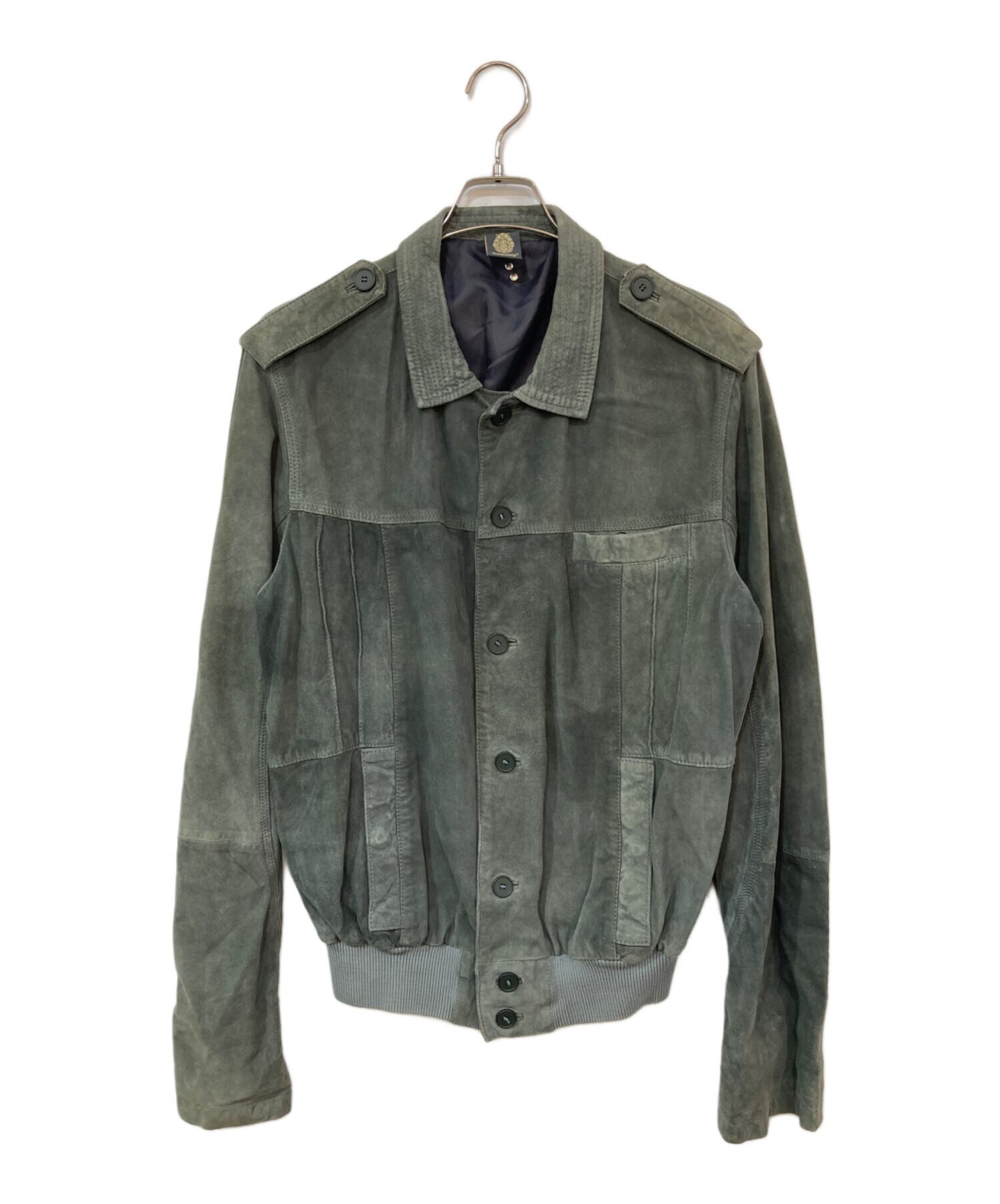中古・古着通販】DONDUP (ダンダップ) スウェードジャケット グリーン 