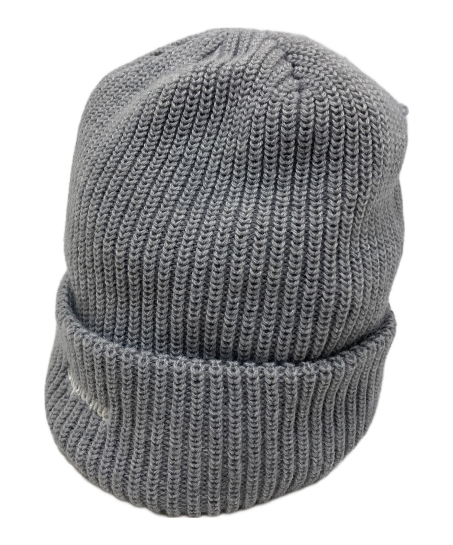ショップ supreme シュプリーム ニット 帽子 グレー supreme ニット帽