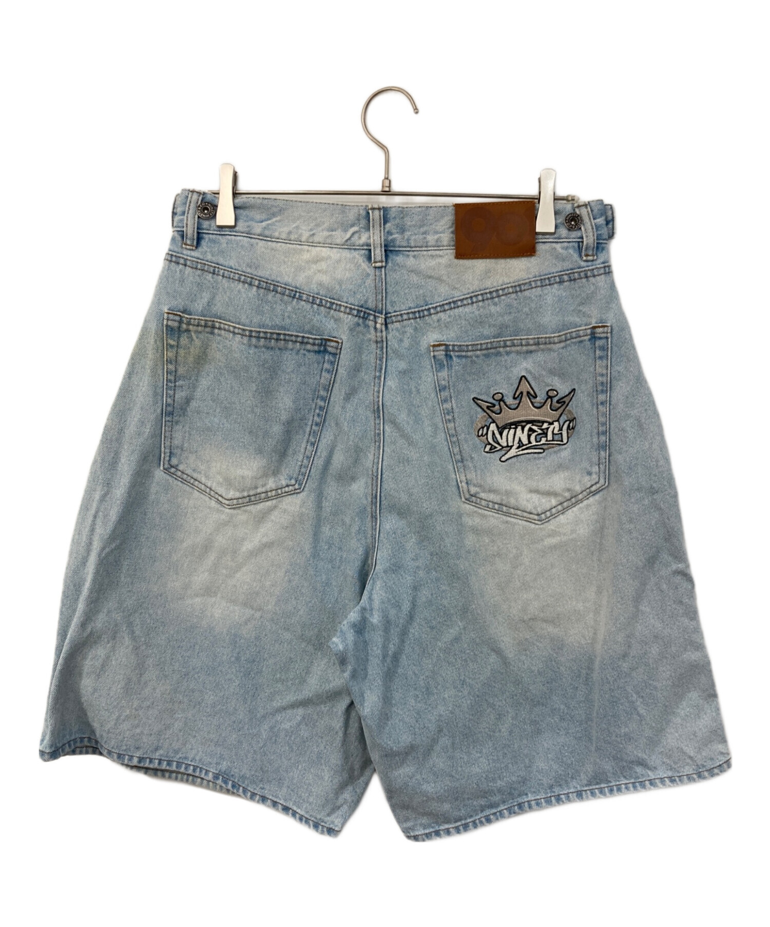 中古・古着通販】9090 (9090) Studs ハーフパンツ インディゴ サイズ