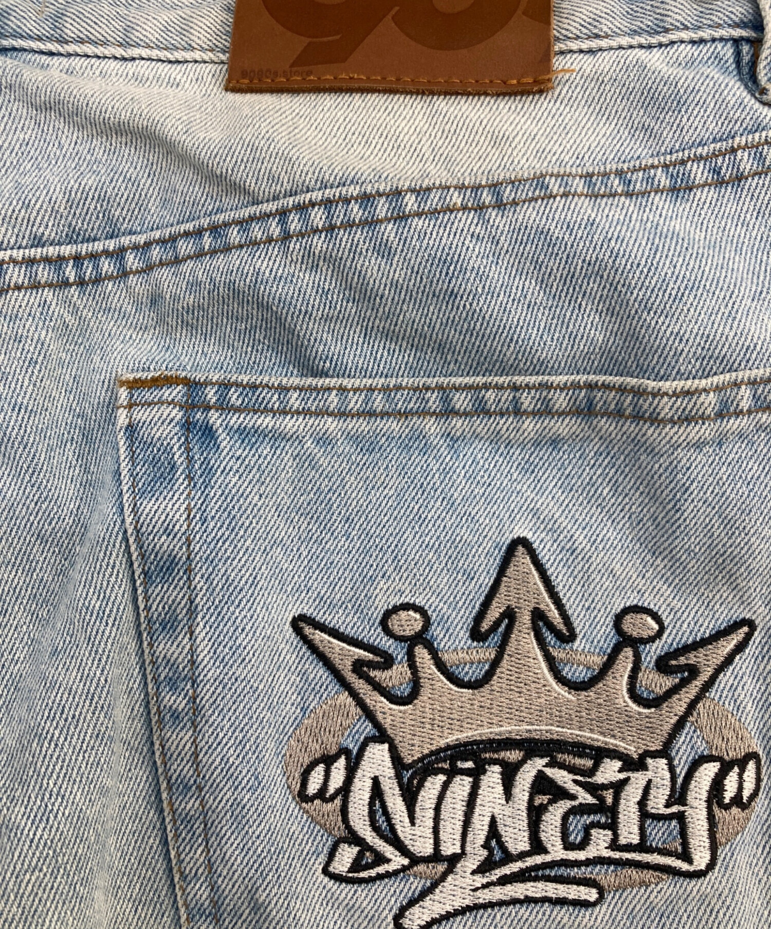 中古・古着通販】9090 (9090) Studs ハーフパンツ インディゴ サイズ