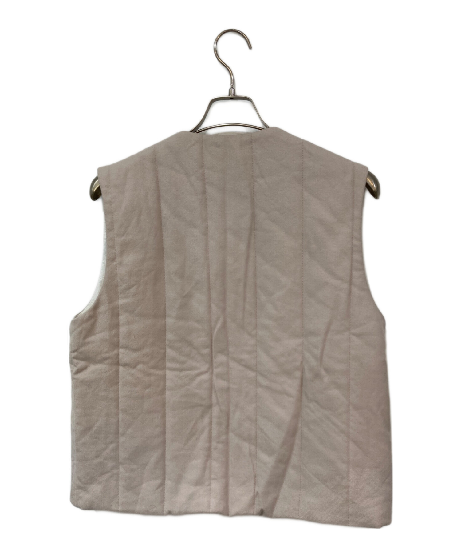 中古・古着通販】MATSUFUJI (マツフジ) Wool Stripe Quilted Vest