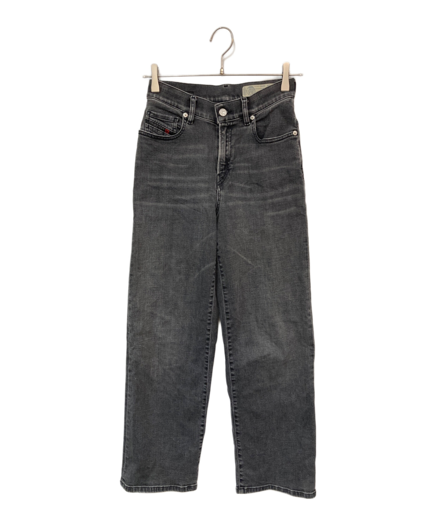 定価31900円 DIESEL ディーゼル　WIDEE ワイドデニム　グレー　黒 中古・古着通販】DIESEL (ディーゼル) WIDEEデニムパンツ ブラック