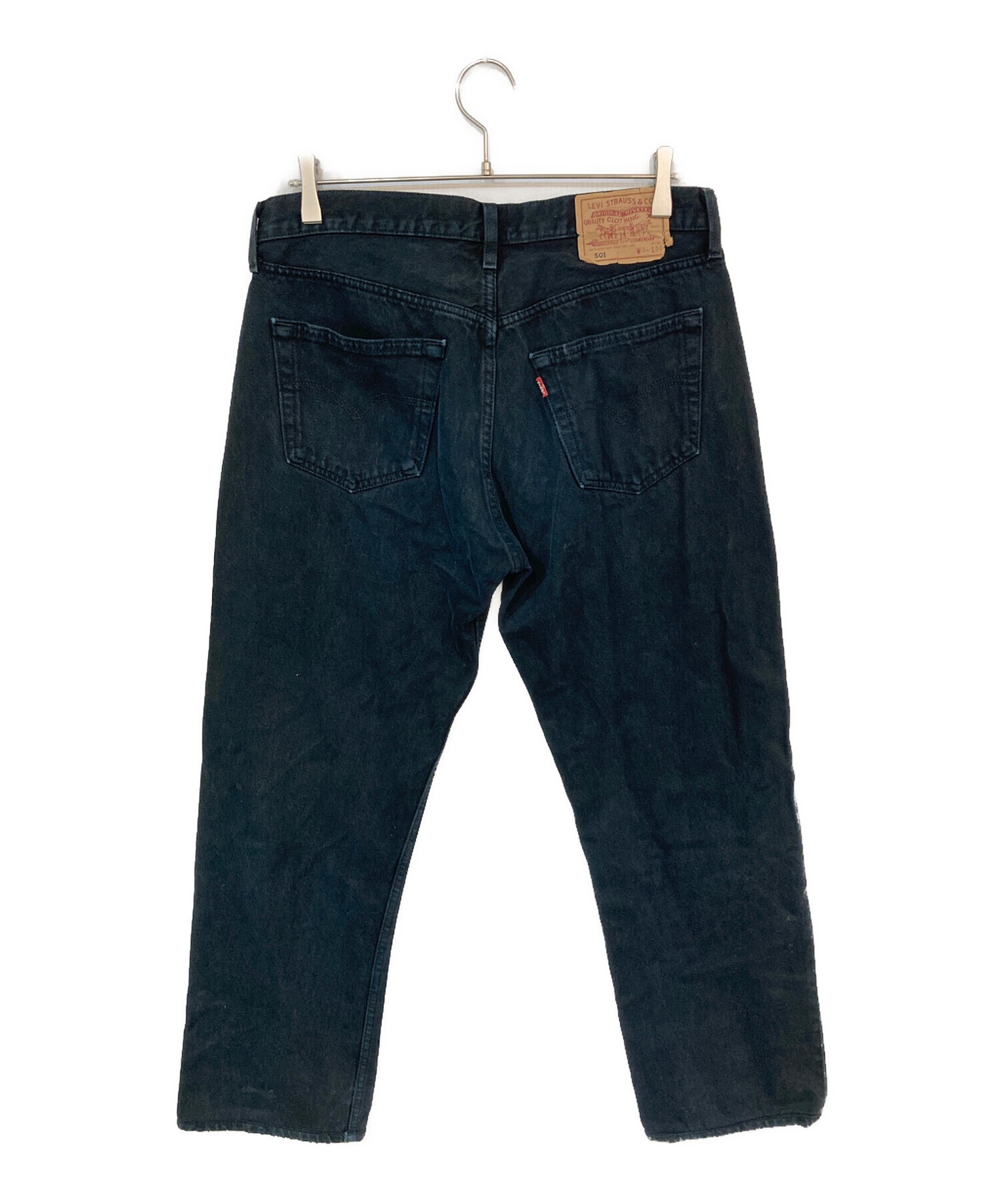 中古・古着通販】LEVI'S (リーバイス) 501ブラックデニムパンツ