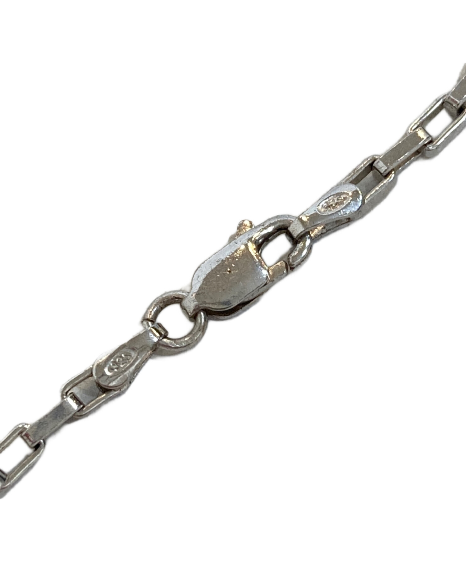 中古・古着通販】GUCCI (グッチ) Gキューブネックレス シルバー 