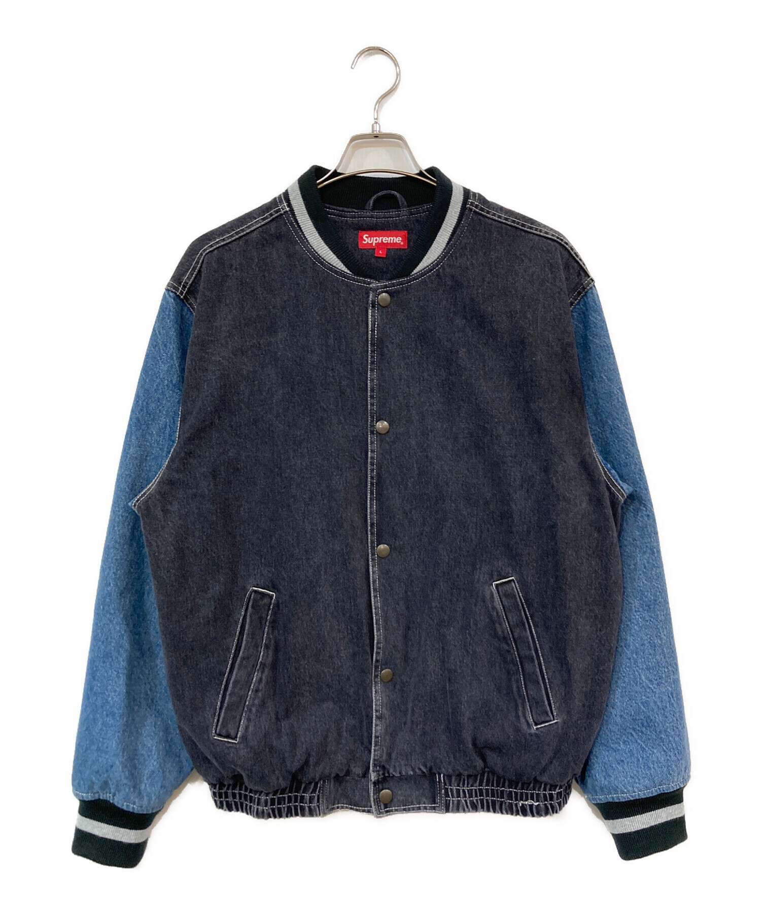 中古・古着通販】SUPREME (シュプリーム) Denim Varsity Jacket/デニム 