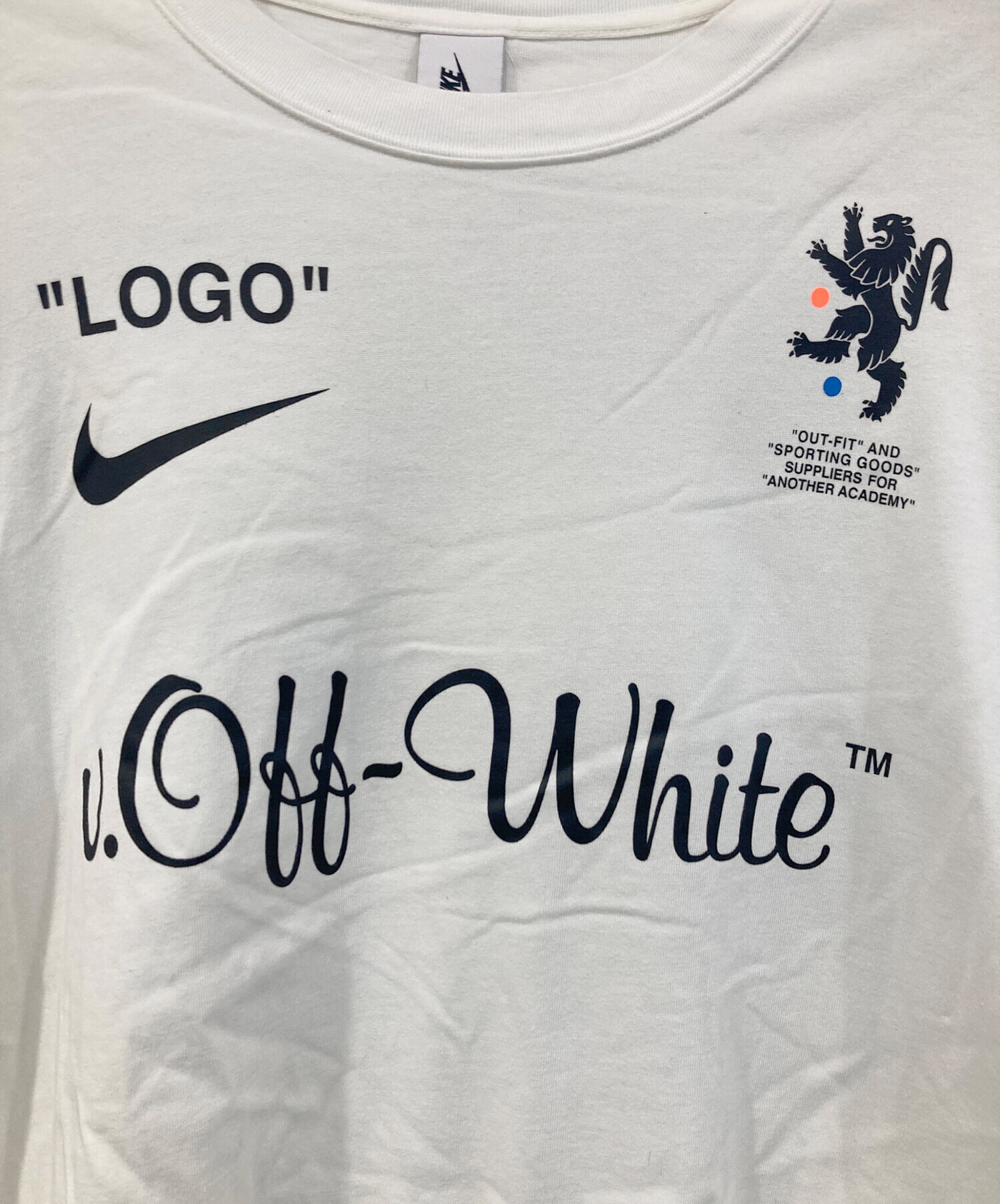 中古・古着通販】NIKE (ナイキ) OFFWHITE (オフホワイト) プリントT 